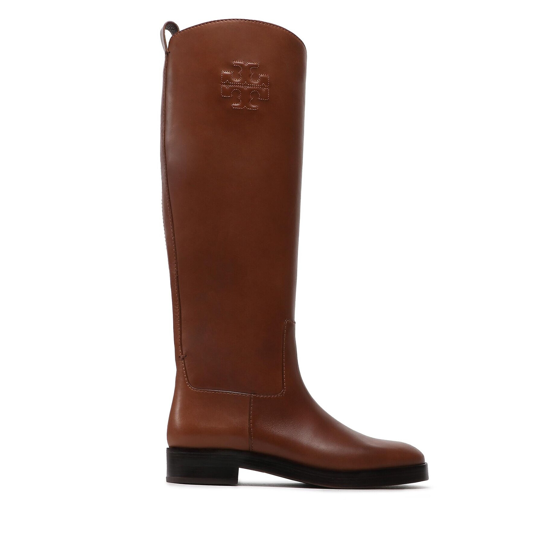 Tory Burch Kozačky The Riding Boot Hnědá - Pepit.cz