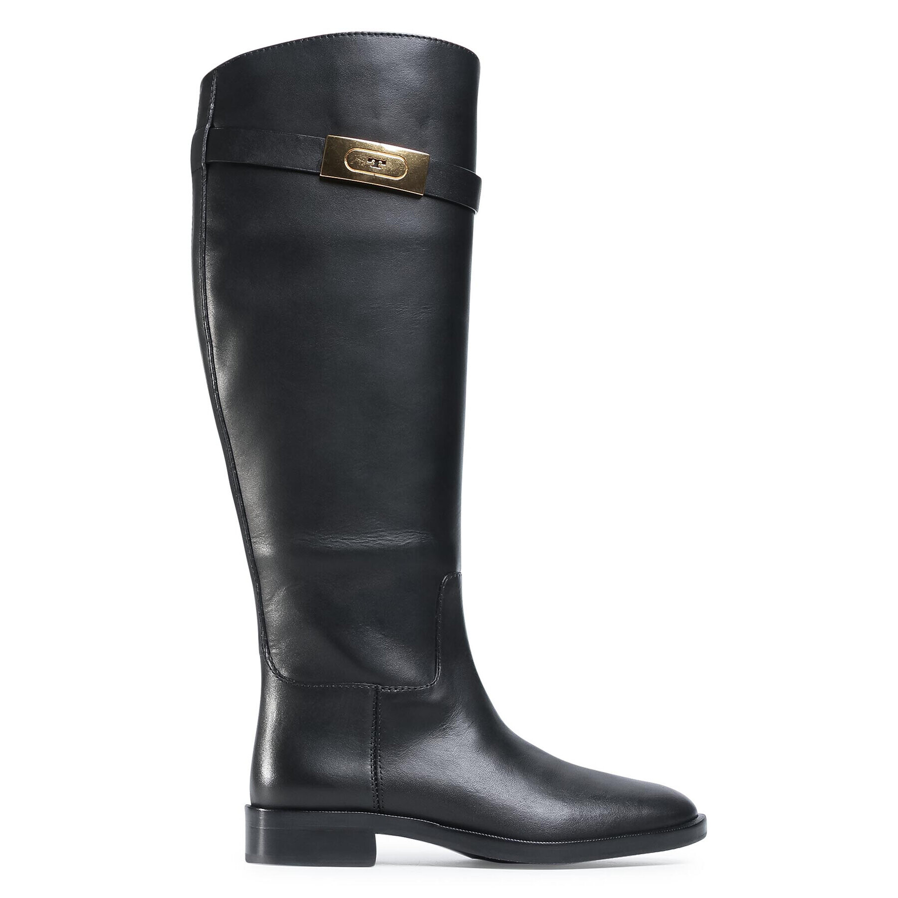 Tory Burch Kozačky ve vojenském stylu Riding Boot 77223 Černá - Pepit.cz