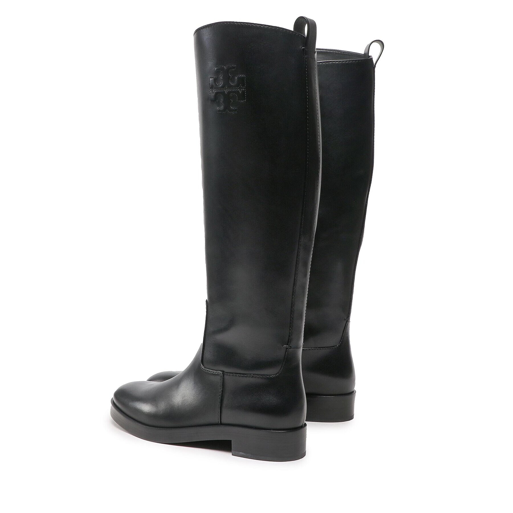 Tory Burch Kozačky ve vojenském stylu The Riding Boot 141232 Černá - Pepit.cz