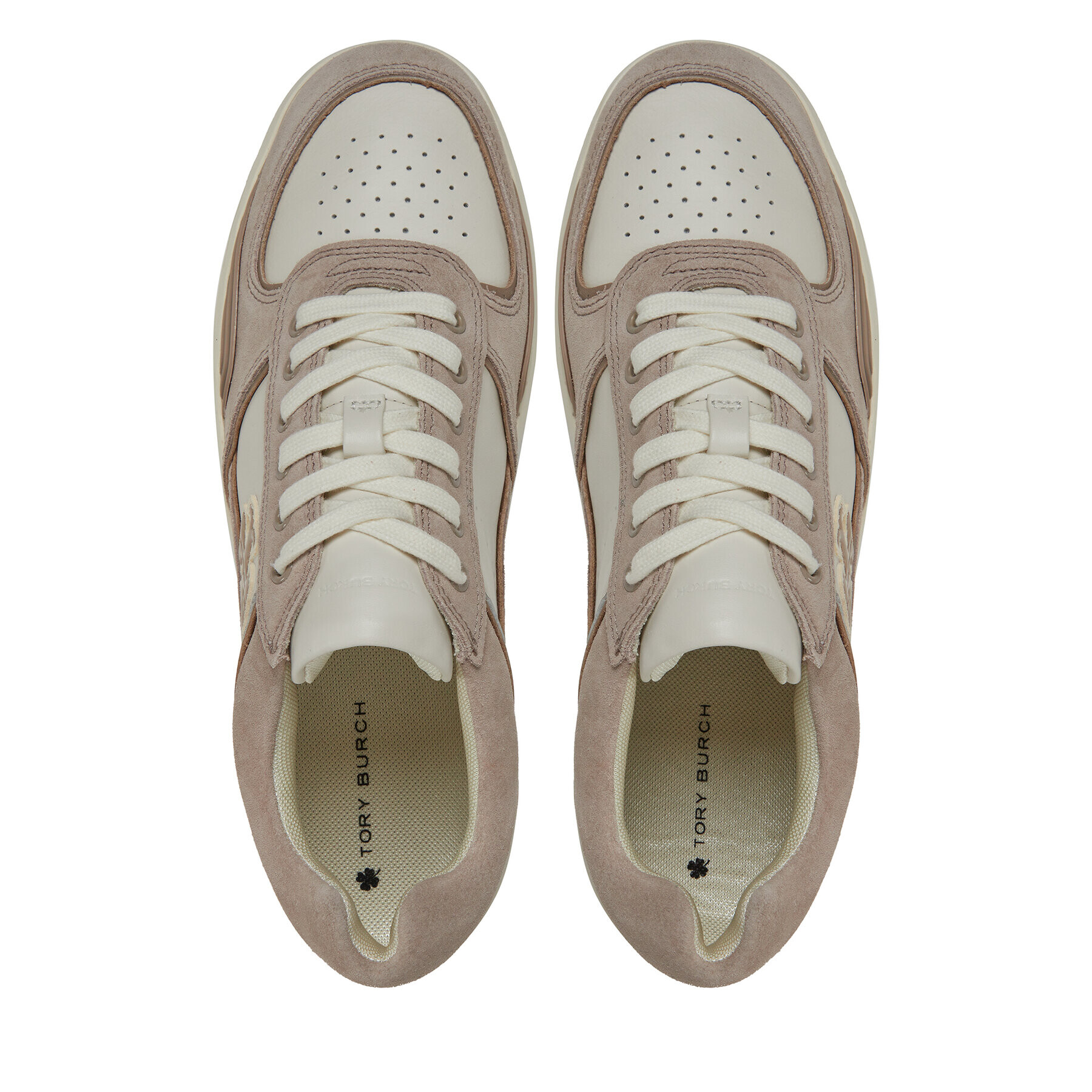 Tory Burch Sneakersy Clover Court 155626 Hnědá - Pepit.cz