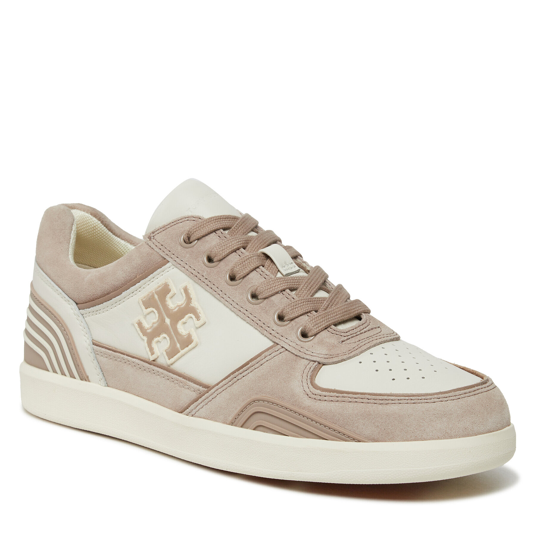 Tory Burch Sneakersy Clover Court 155626 Hnědá - Pepit.cz