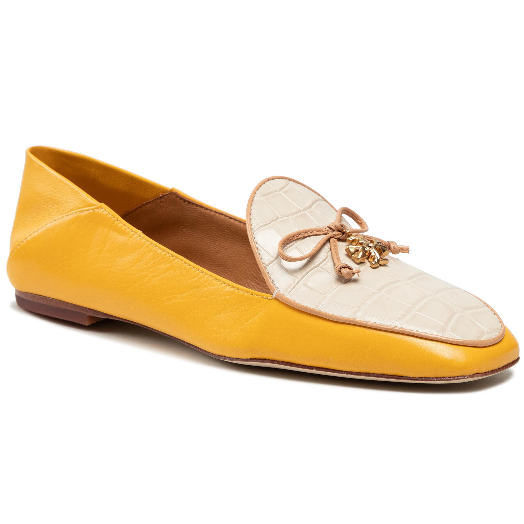 Tory Burch Lordsy Charm Loafer 83324 Žlutá - Pepit.cz