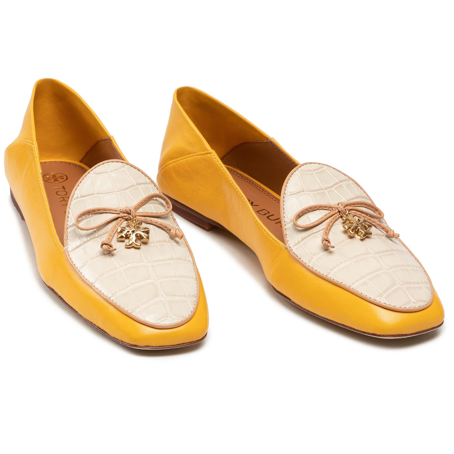 Tory Burch Lordsy Charm Loafer 83324 Žlutá - Pepit.cz