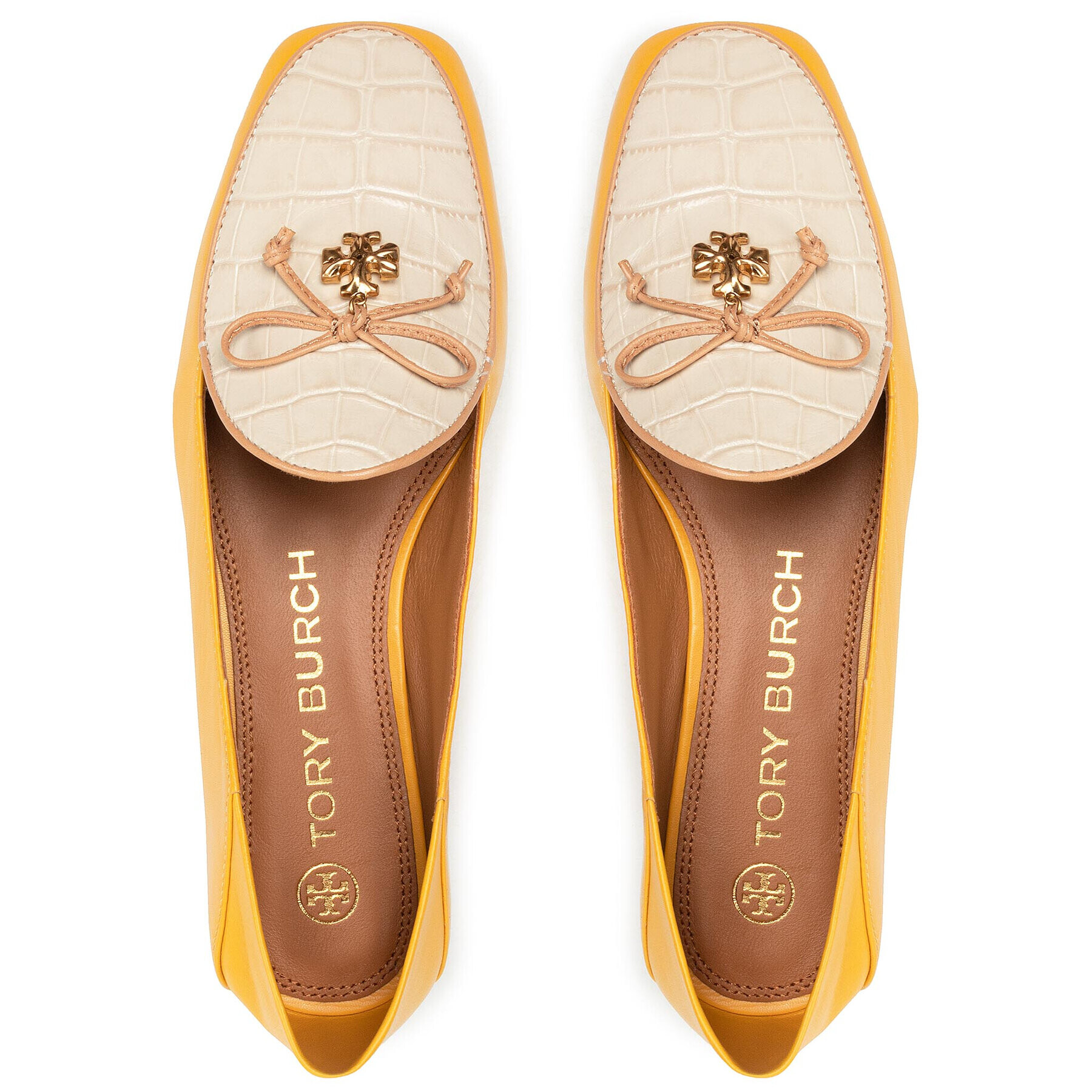 Tory Burch Lordsy Charm Loafer 83324 Žlutá - Pepit.cz