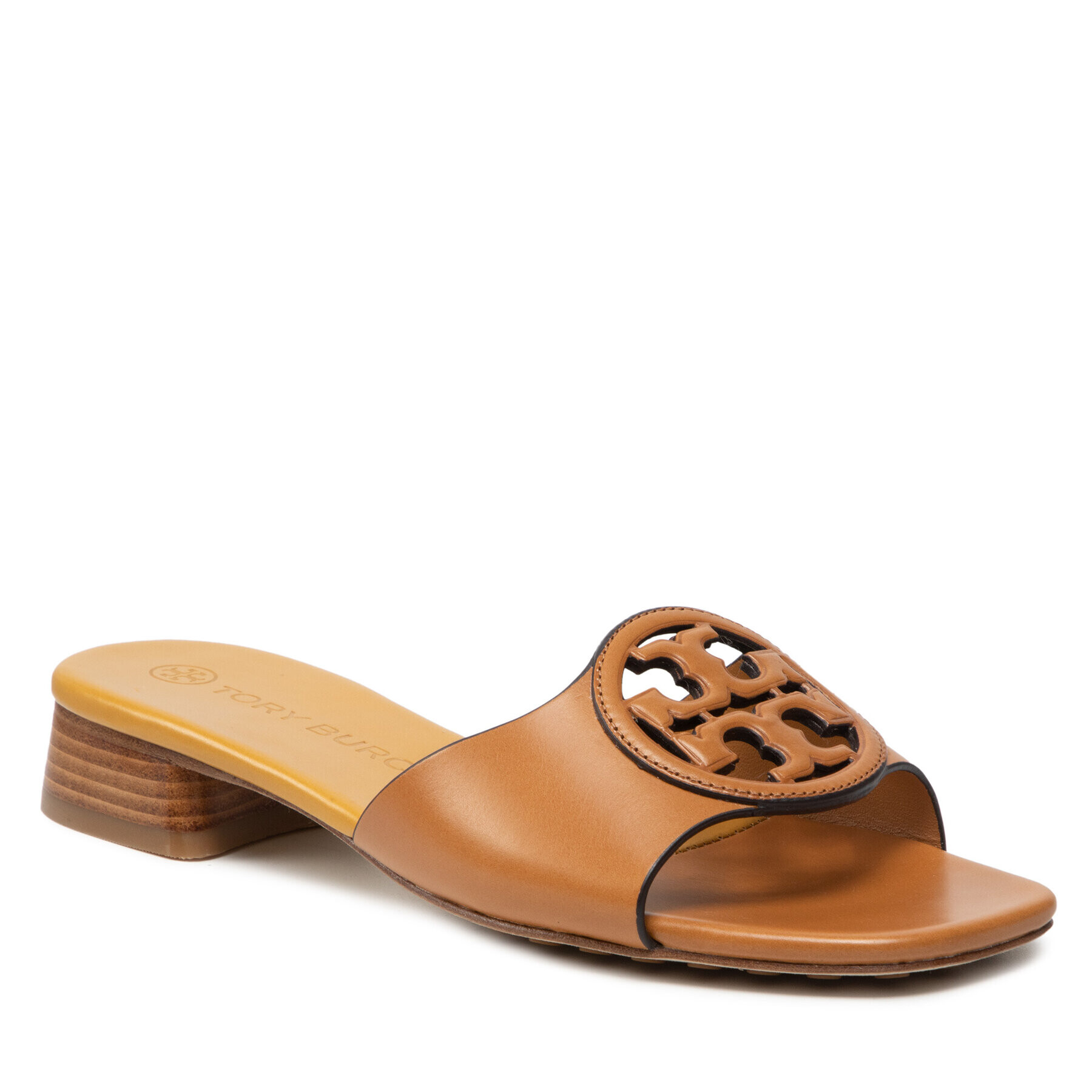 Tory Burch Nazouváky Bombe Miller Slide 89367 Hnědá - Pepit.cz