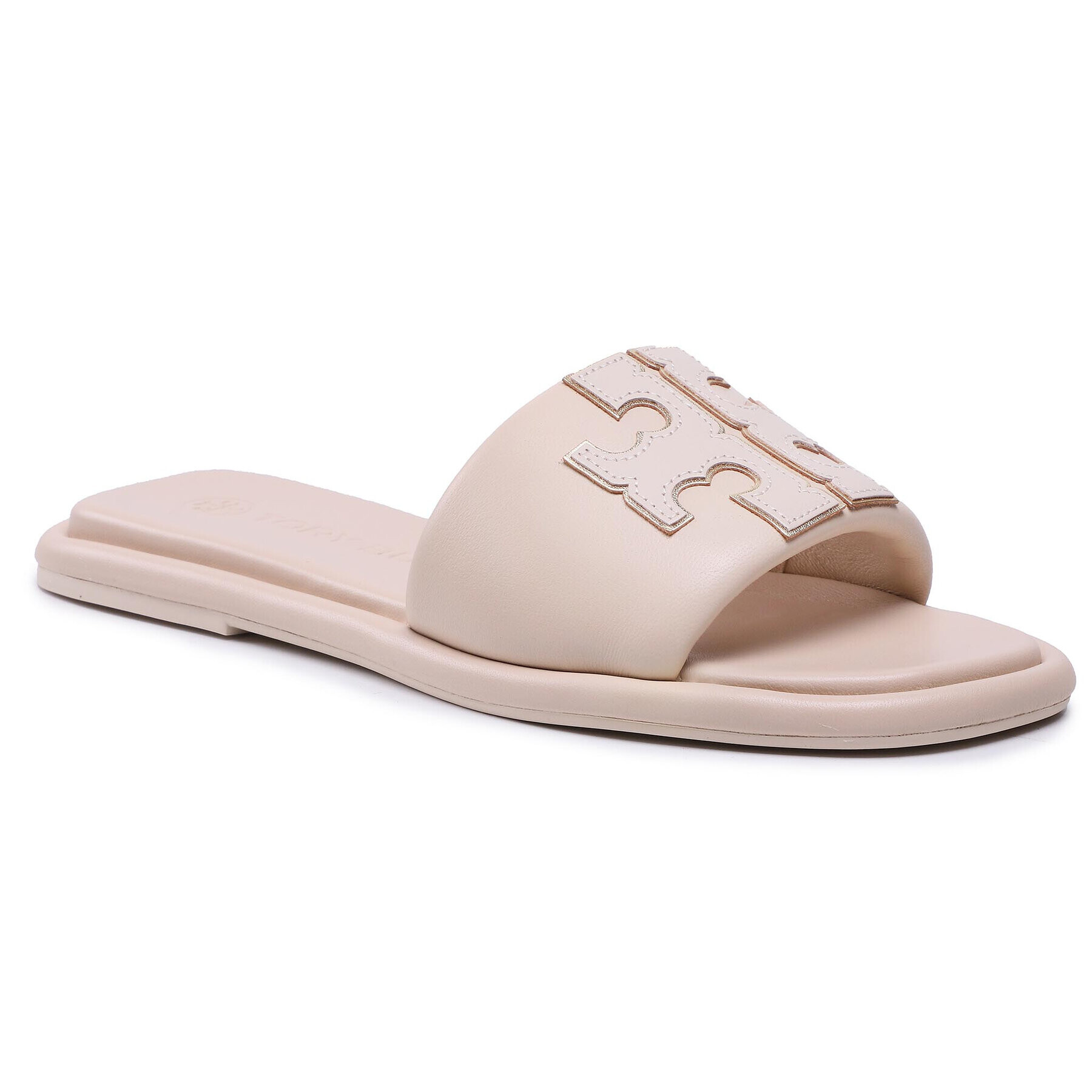 Tory Burch Nazouváky Double Sport Slide 79985 Béžová - Pepit.cz