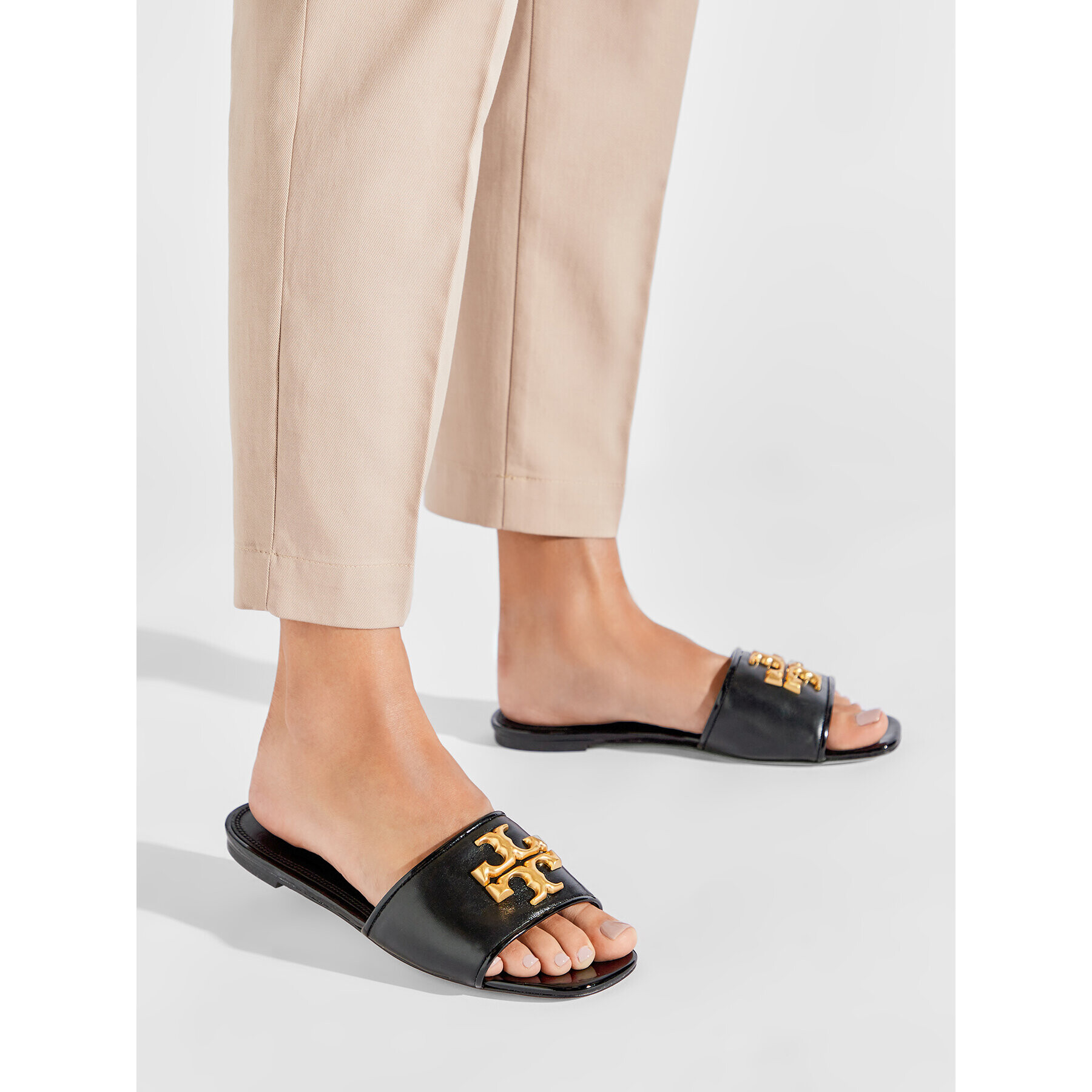 Tory Burch Nazouváky Eleanor Slide 88744 Černá - Pepit.cz