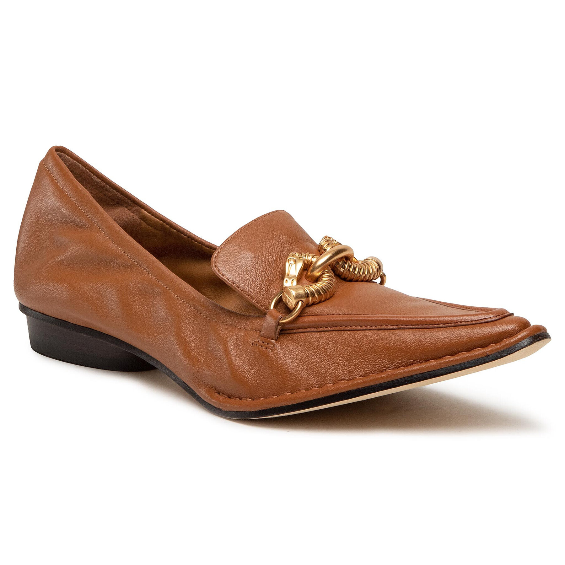 Tory Burch Polobotky Jessa Pointy Toe Loafer 80066 Hnědá - Pepit.cz