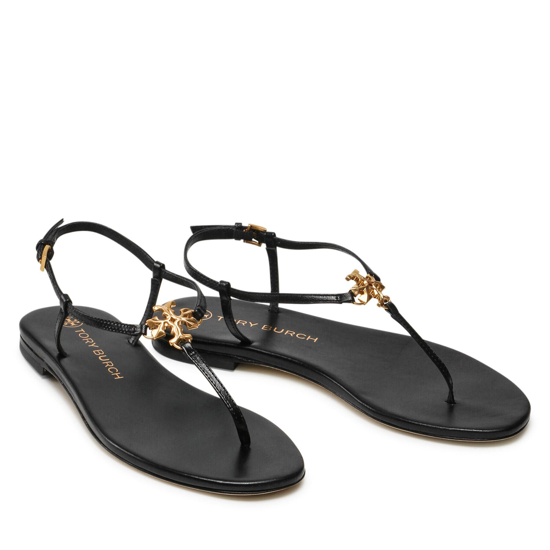 Tory Burch Sandály Capri Strap Sandal 90555 Černá - Pepit.cz