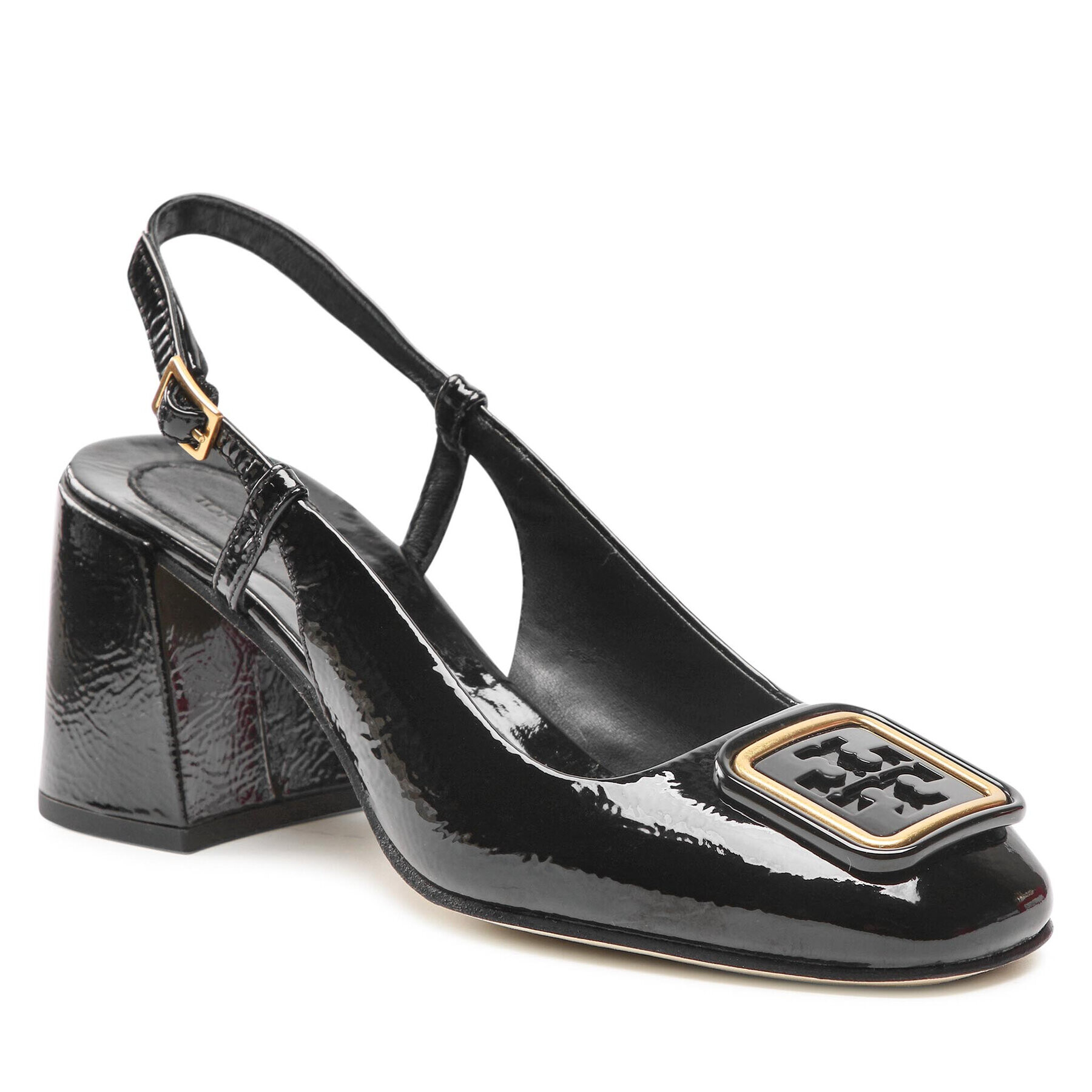 Tory Burch Sandály Georgia Slingback 70 mm 137065 Černá - Pepit.cz