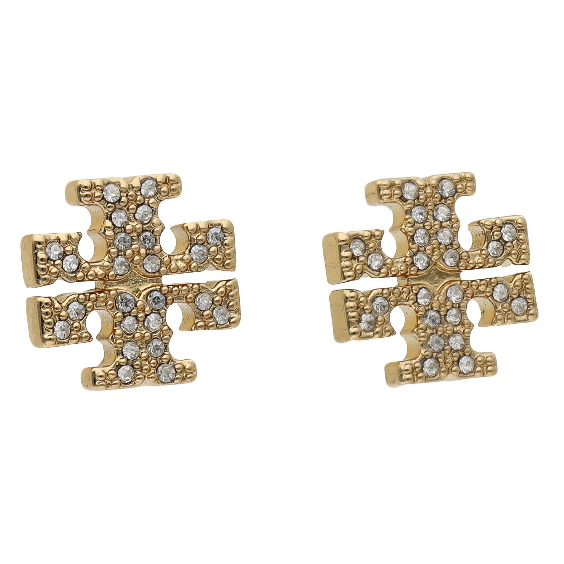 Tory Burch Set náušnice a náhrdelník Kira Pave Pendant And Stud Earring Set 145510 Zlatá - Pepit.cz