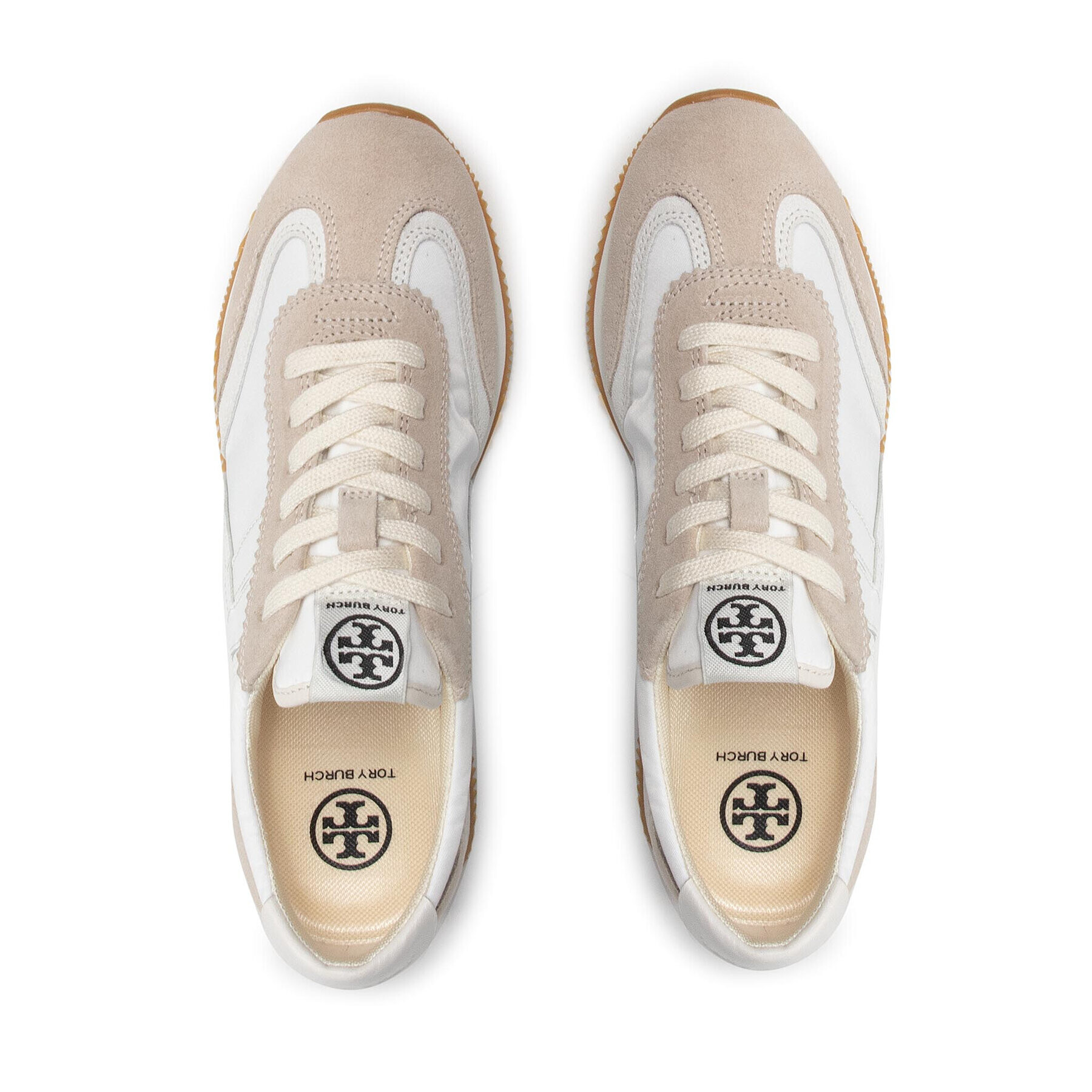 Tory Burch Sneakersy Hank Sneaker 82187 Béžová - Pepit.cz