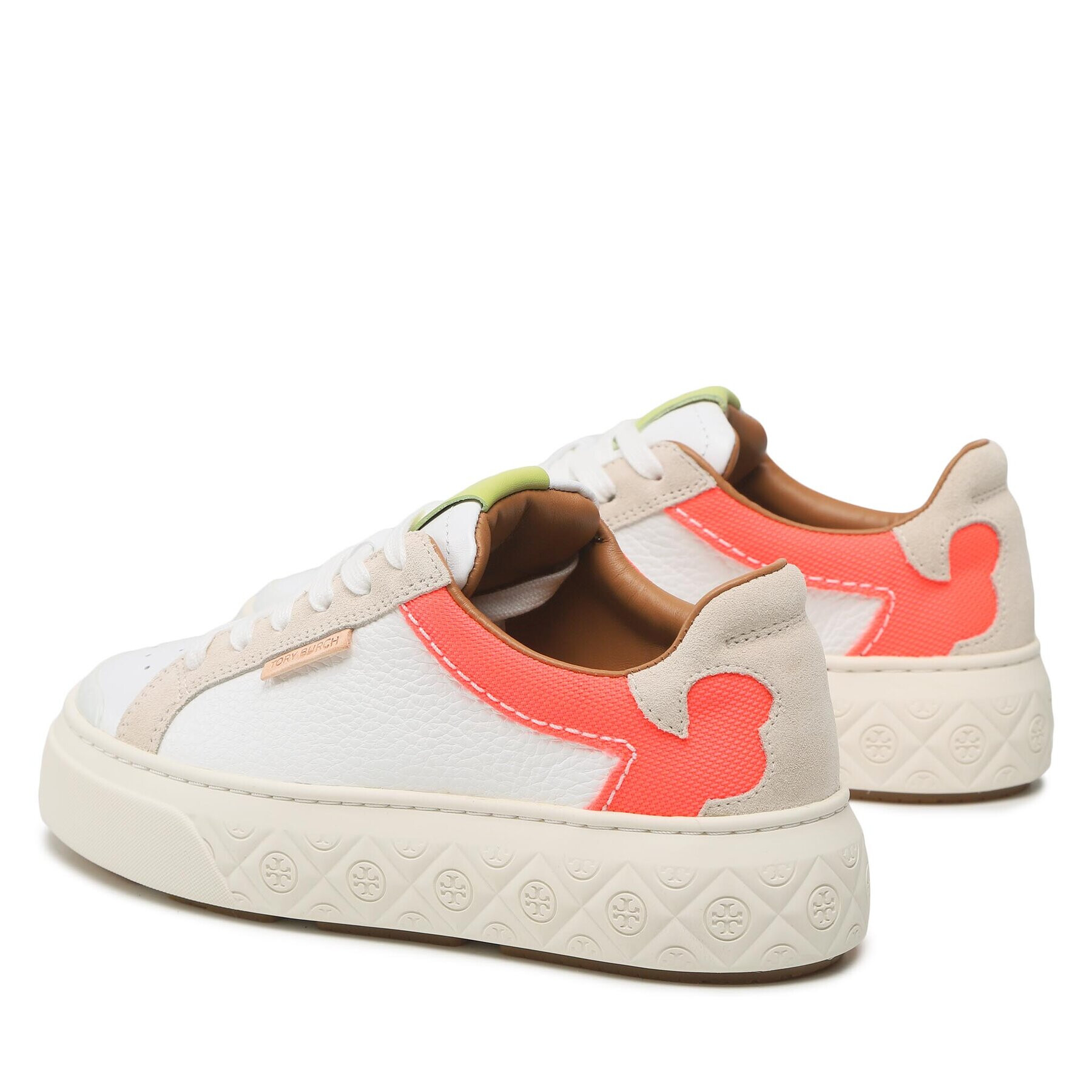 Tory Burch Sneakersy Ladybug Sneaker Adria 141755 Bílá - Pepit.cz