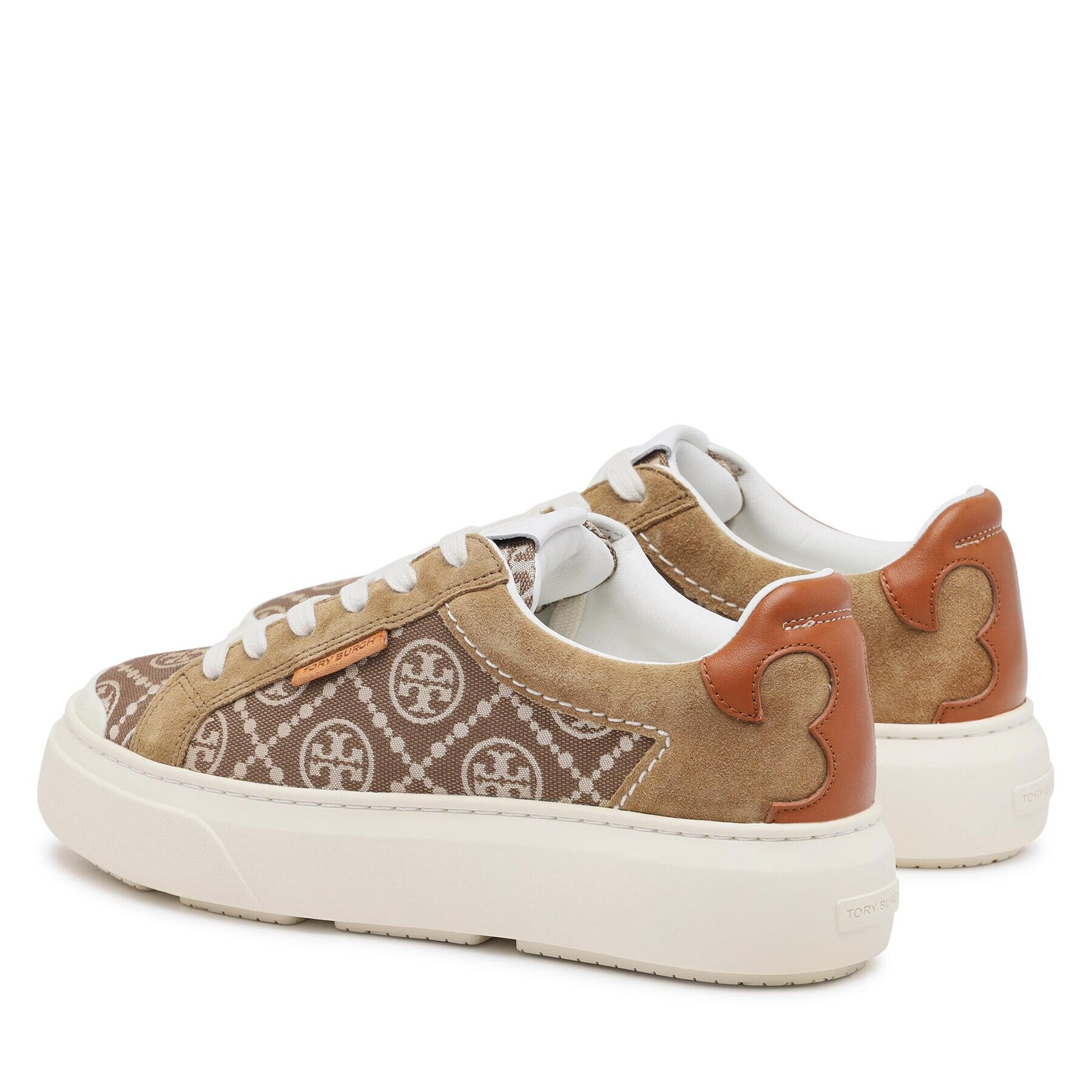 Tory Burch Sneakersy Monogram Ladybug 150229 Hnědá - Pepit.cz