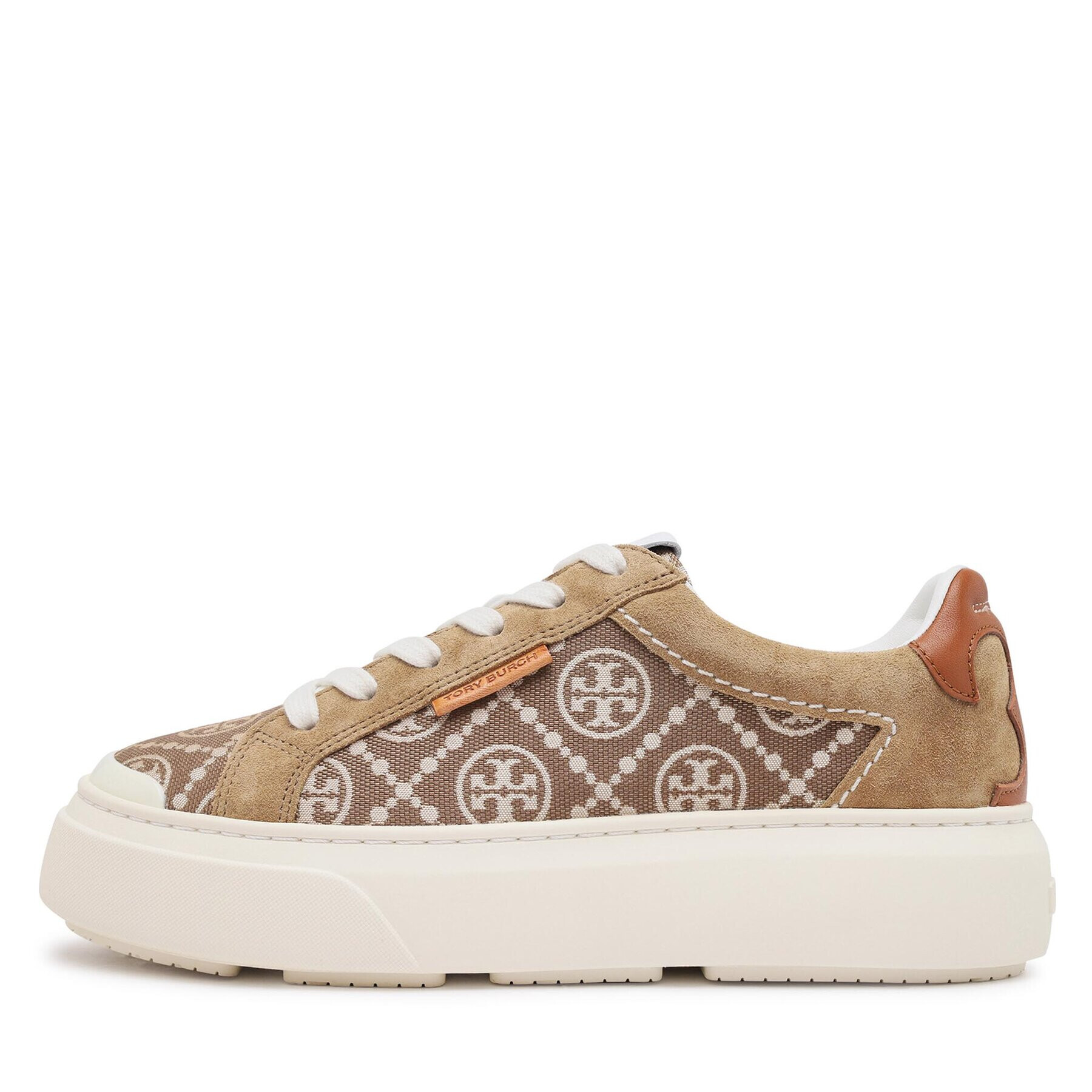 Tory Burch Sneakersy Monogram Ladybug 150229 Hnědá - Pepit.cz