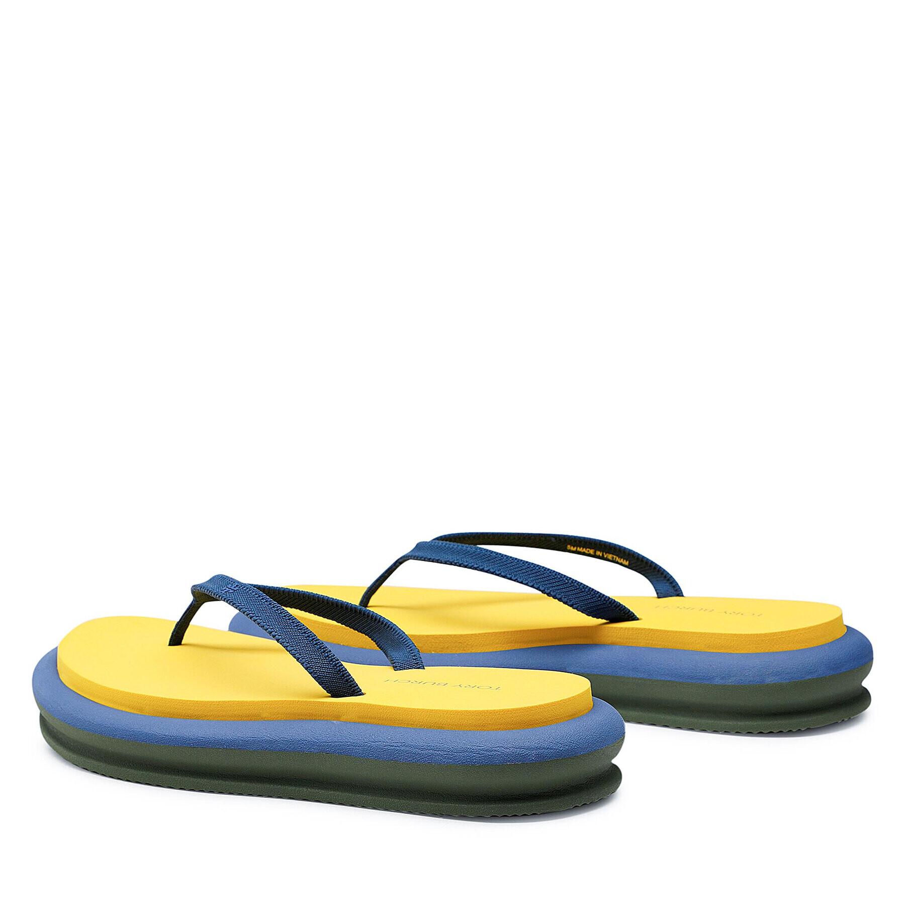 Tory Burch Žabky Layered Flip Flop 135005 Tmavomodrá - Pepit.cz