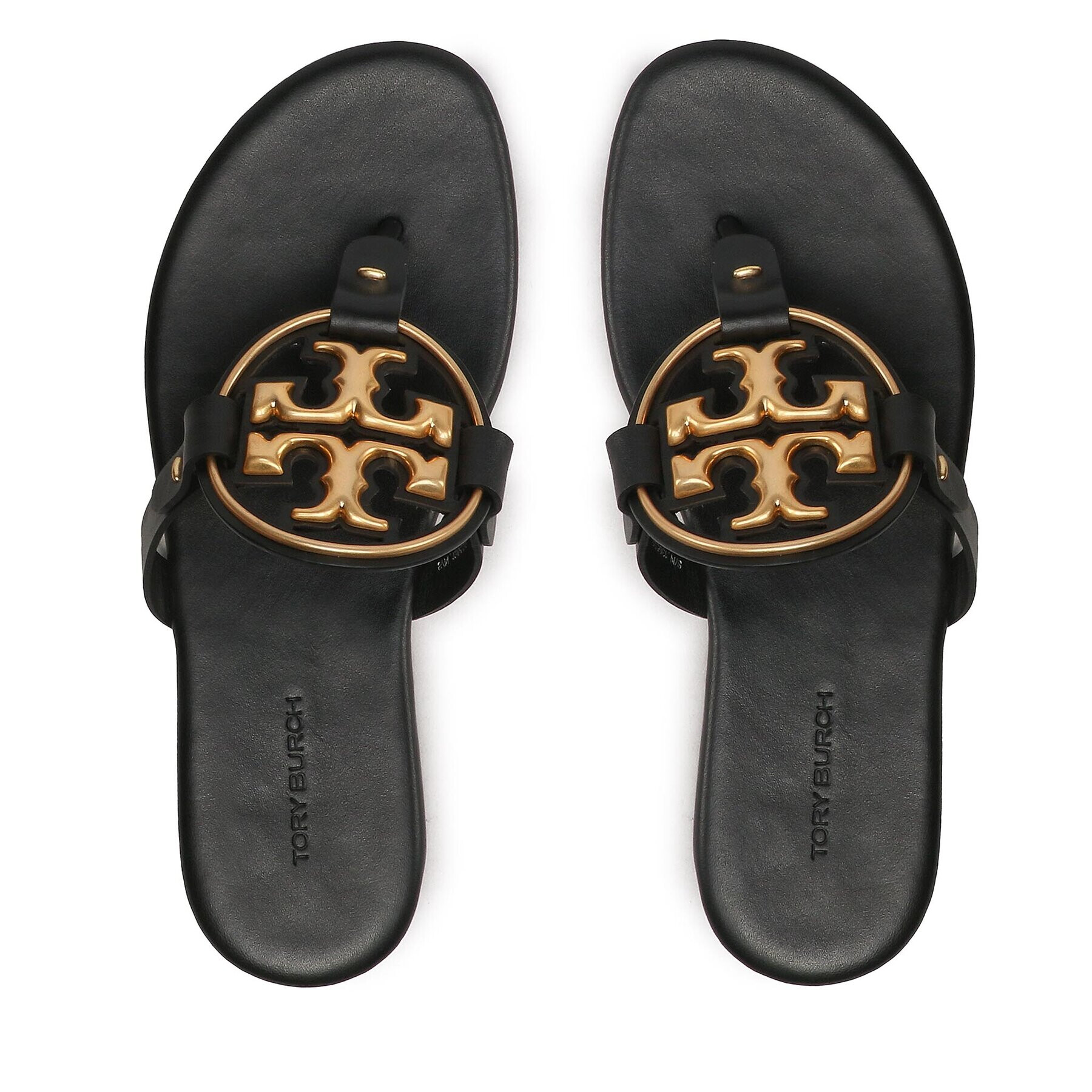 Tory Burch Žabky Metal Miller 136593 Černá - Pepit.cz