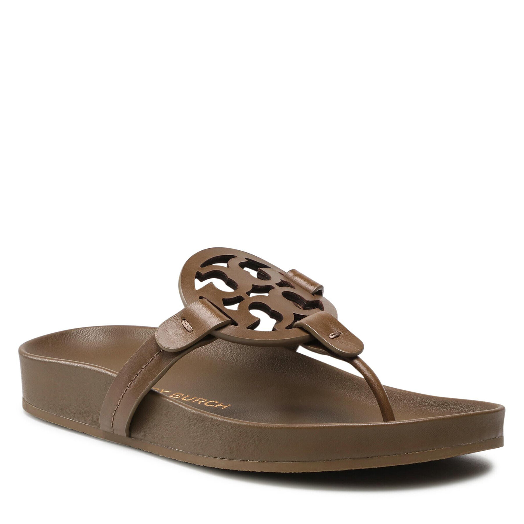 Tory Burch Žabky Miller Cloud Calf 81032 Zelená - Pepit.cz