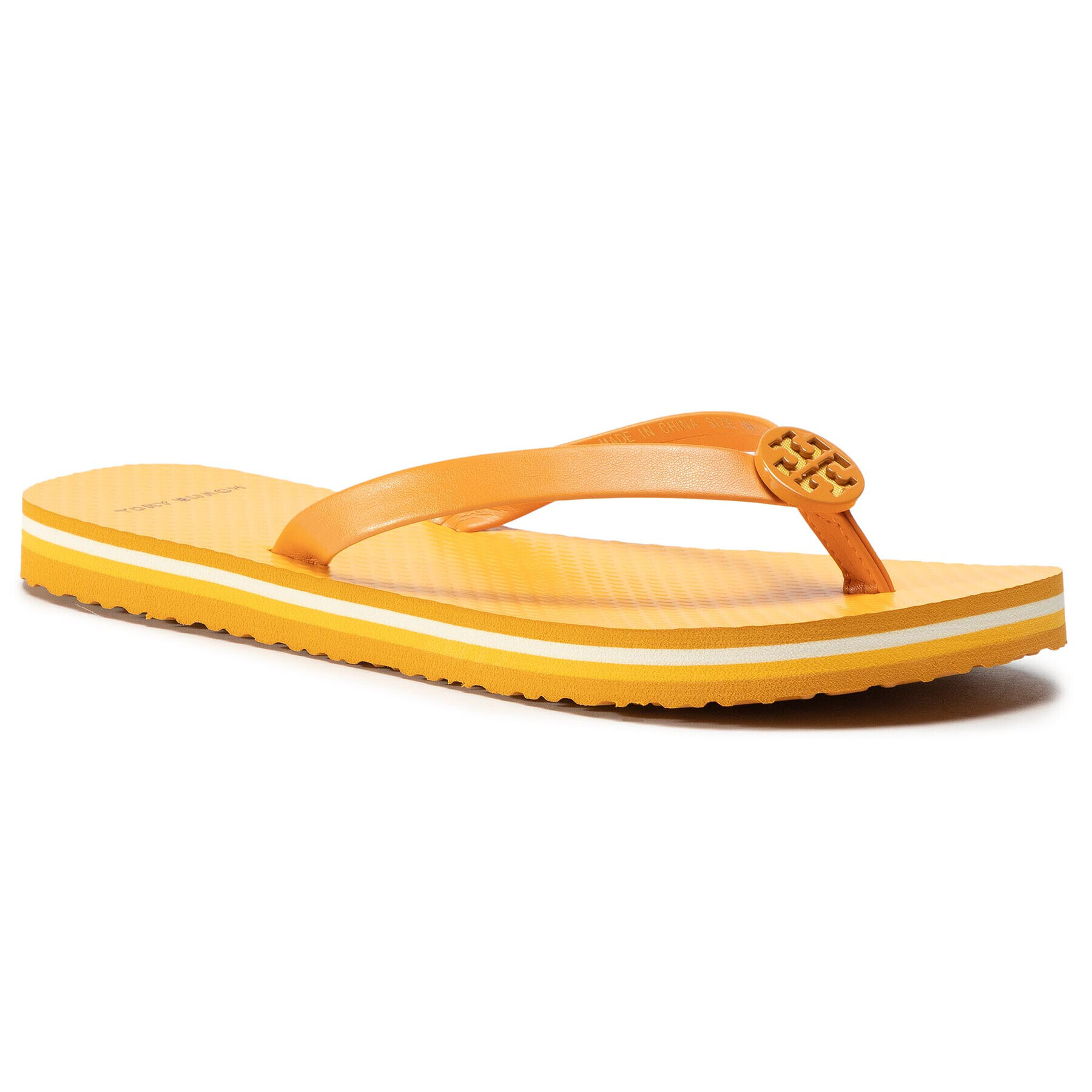 Tory Burch Žabky Mini Minnie Flip Flop 76732 Oranžová - Pepit.cz