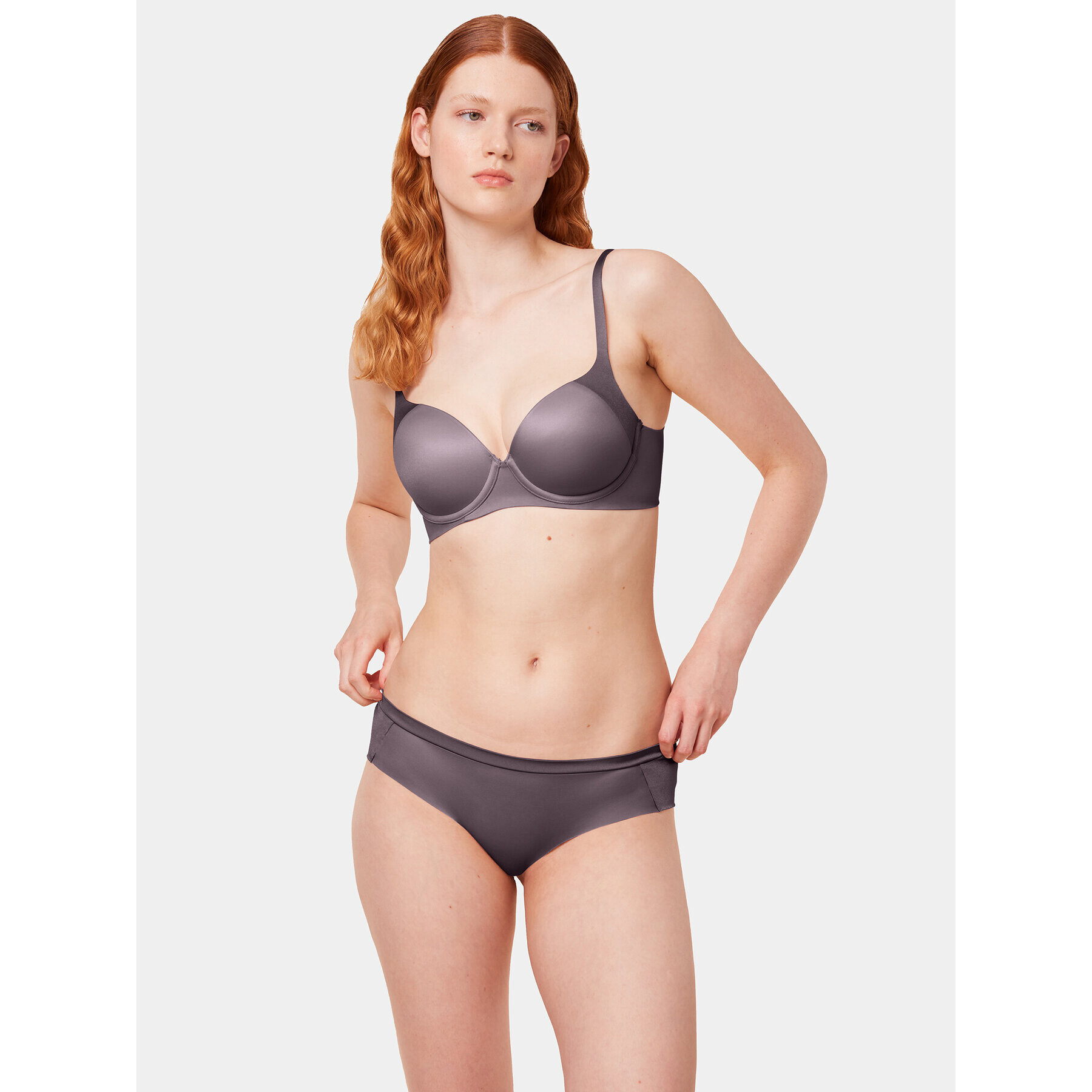 Triumph Boxerky Body Make-up Soft Touch Hipster EX 10193532 Šedá - Pepit.cz