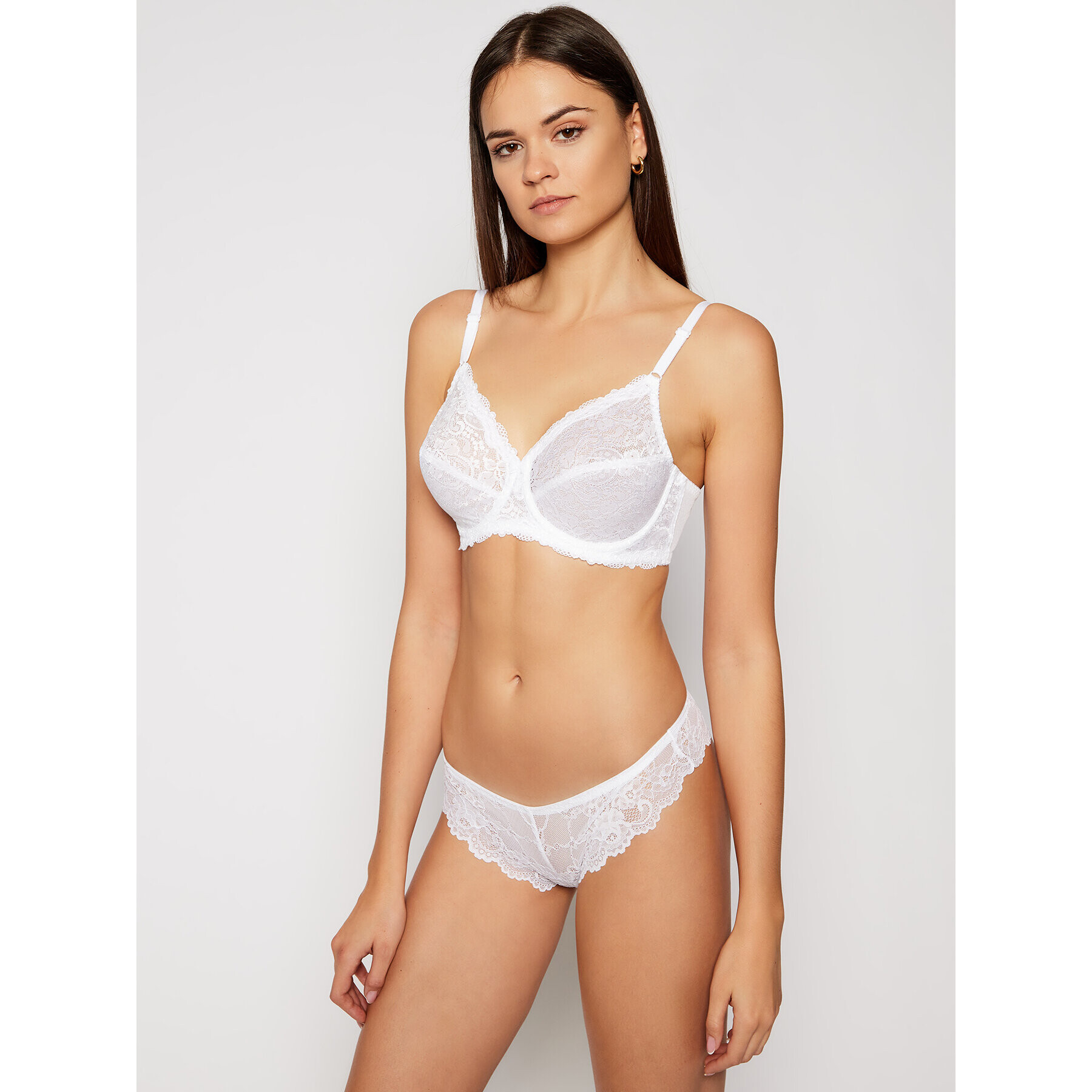 Triumph Brazilské kalhotky Tempting Lace 10182559 Bílá - Pepit.cz