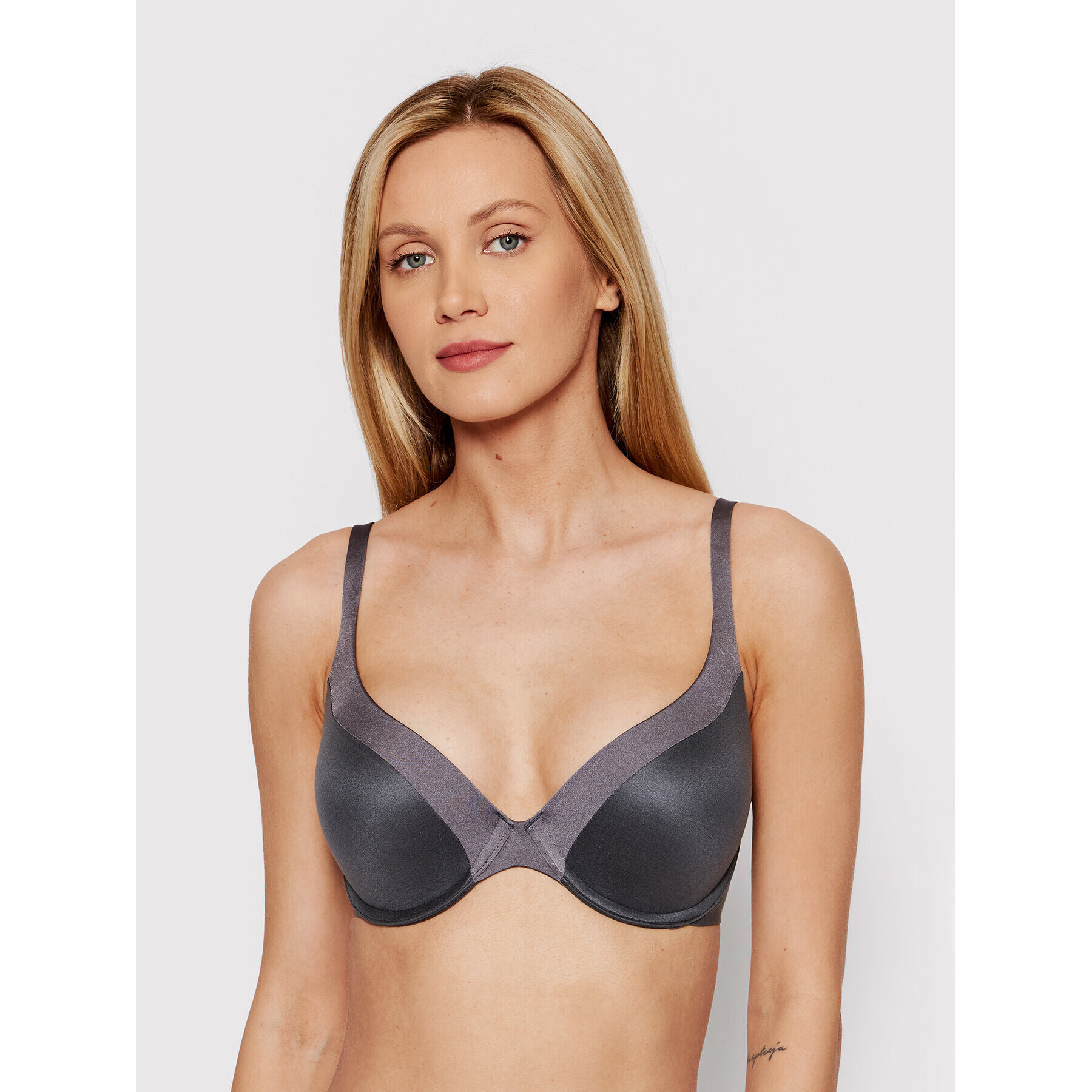 Triumph Podprsenka Push-up Body Make-Up Soft Touch 10205991 Šedá - Pepit.cz