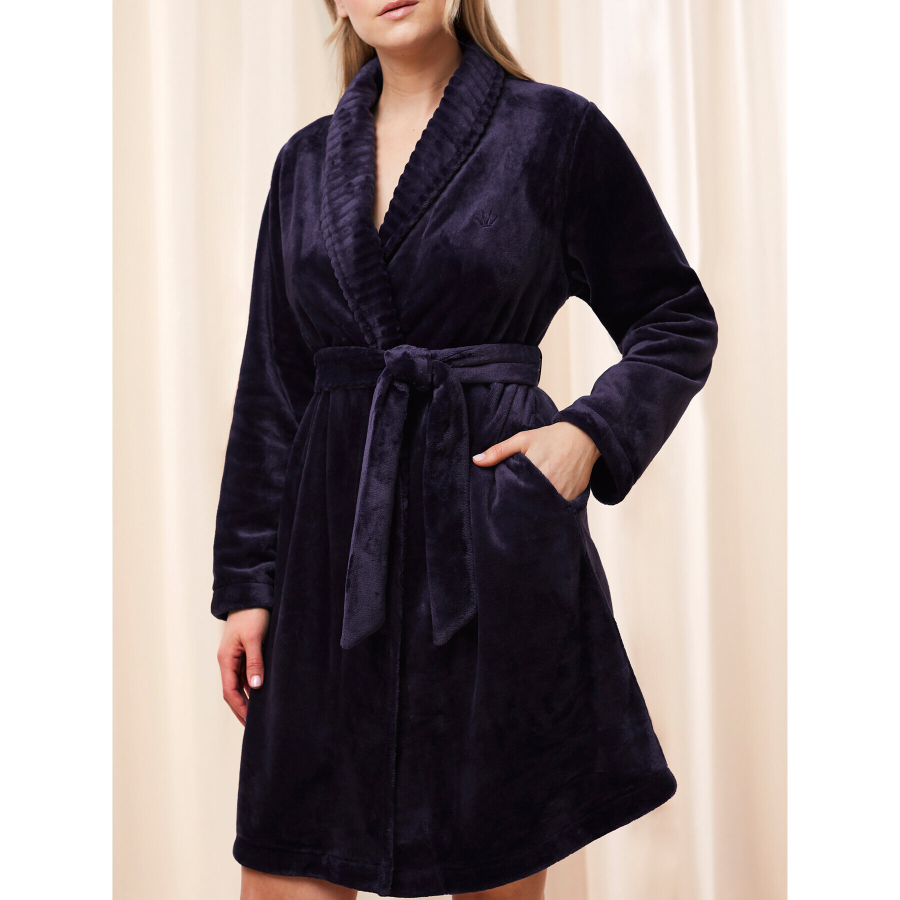 Triumph Župan Robes Fleece Robe 01 10216526 Tmavomodrá - Pepit.cz