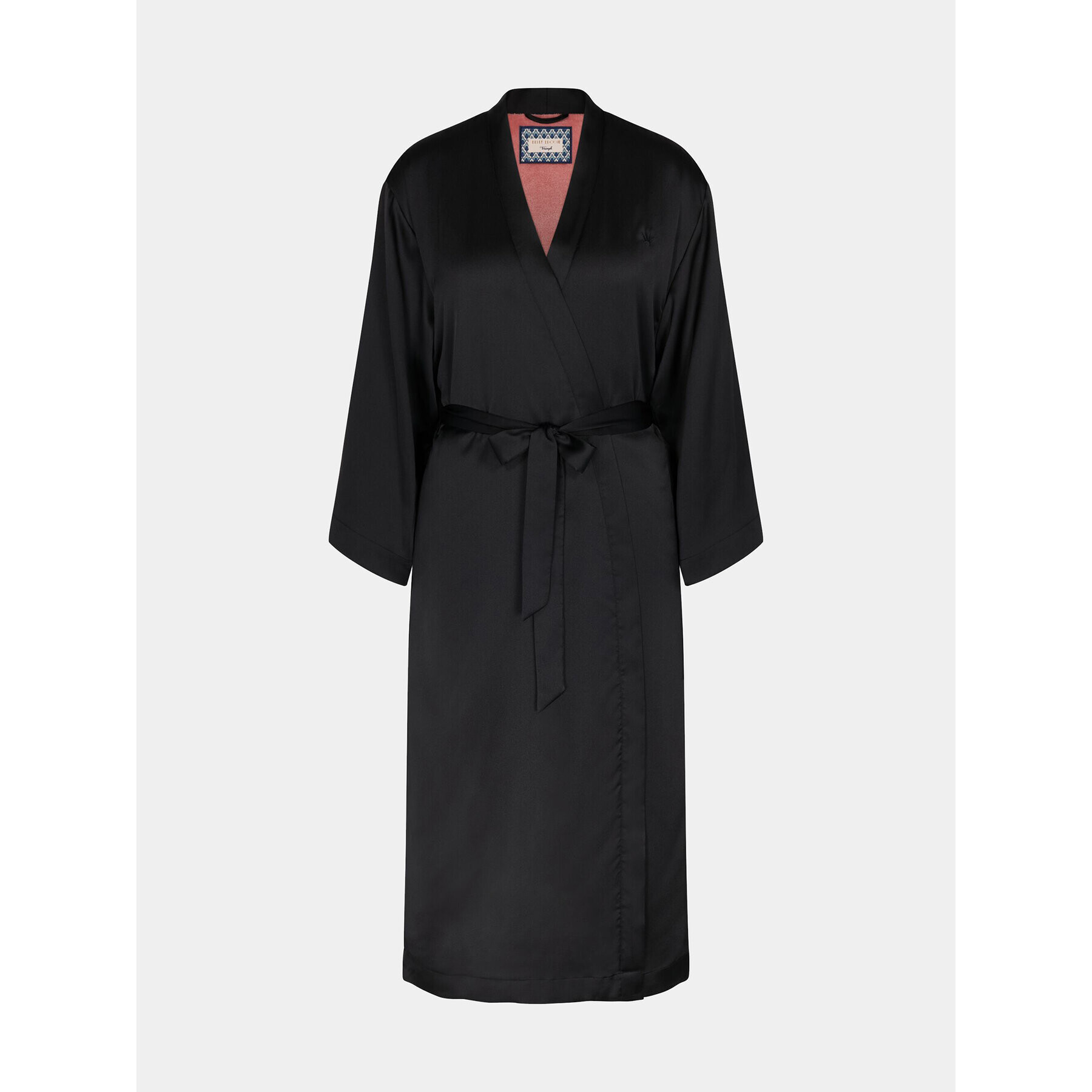 Triumph Župan Robes Satin Robe 01 10216534 Černá - Pepit.cz