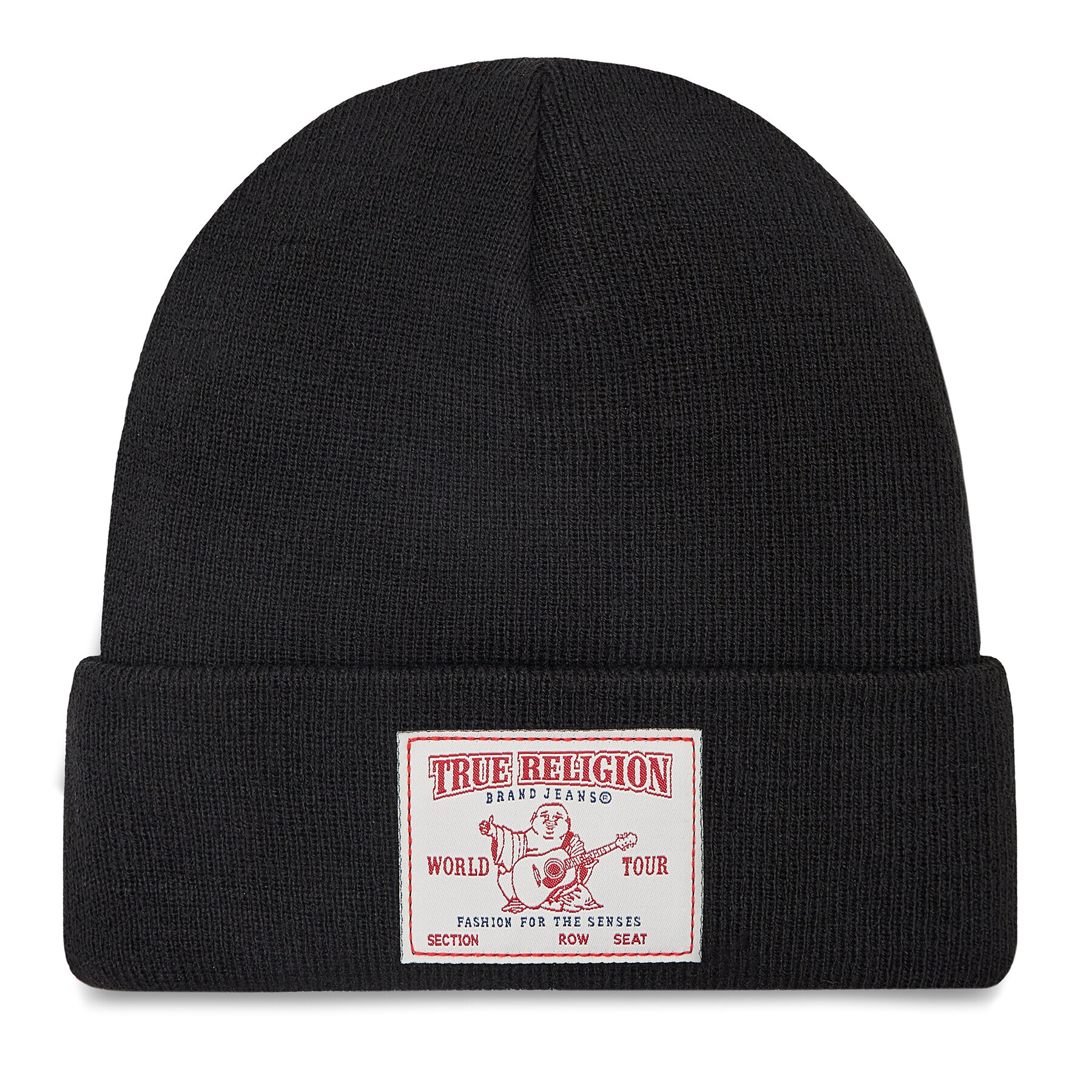 True Religion Čepice Concert Patch TRBEANIE15 Černá - Pepit.cz