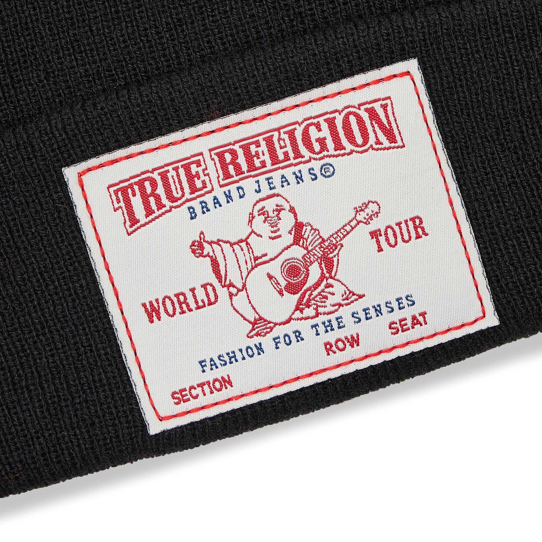 True Religion Čepice Concert Patch TRBEANIE15 Černá - Pepit.cz