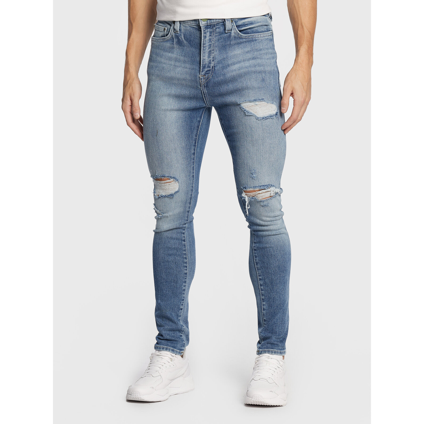 True Religion Jeansy Jack 106214 Modrá Skinny Fit - Pepit.cz