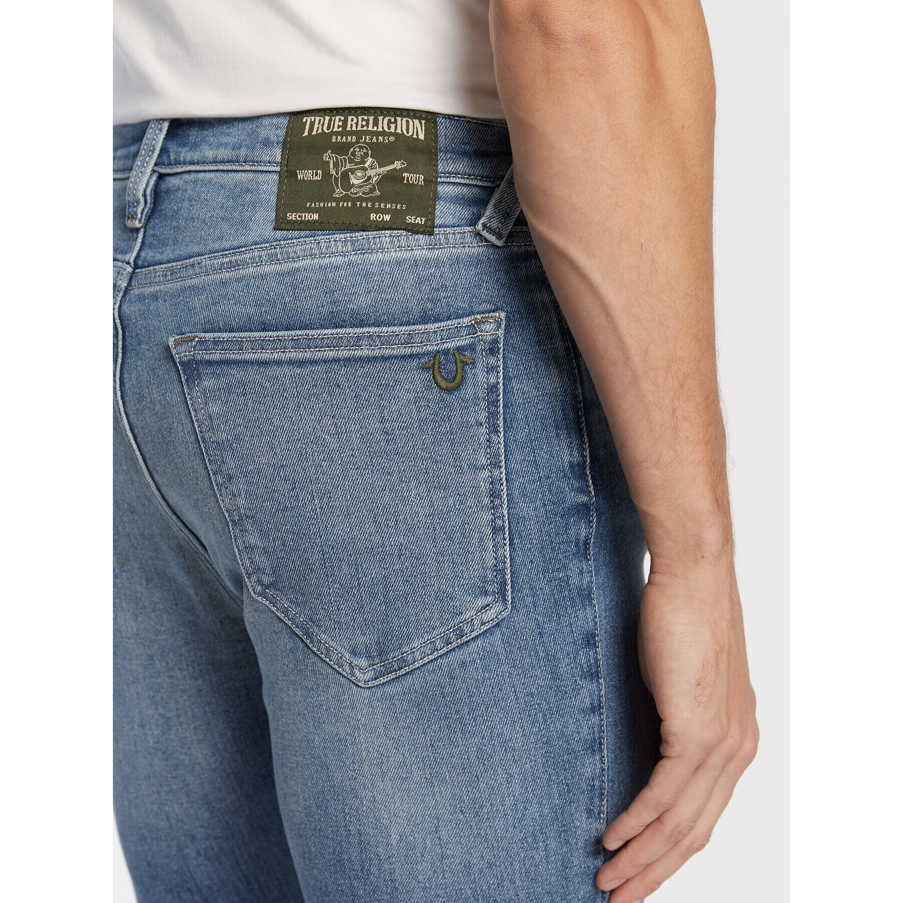 True Religion Jeansy Jack 106214 Modrá Skinny Fit - Pepit.cz