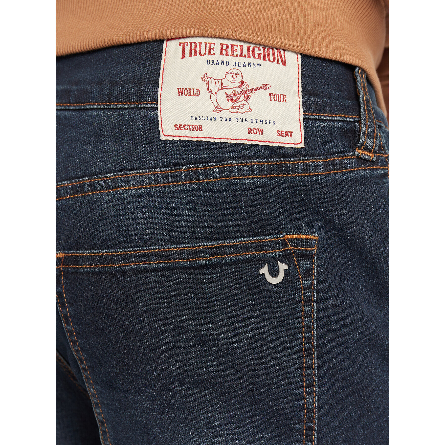 True Religion Jeansy Rocco 105090 Tmavomodrá Regular Fit - Pepit.cz