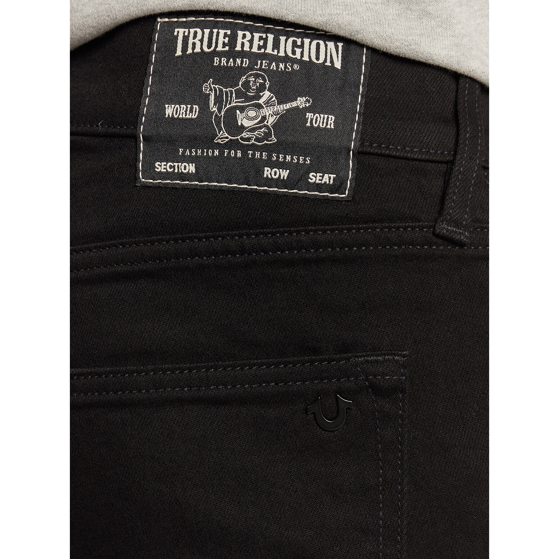 True Religion Jeansy Rocco 105094 Černá Regular Fit - Pepit.cz