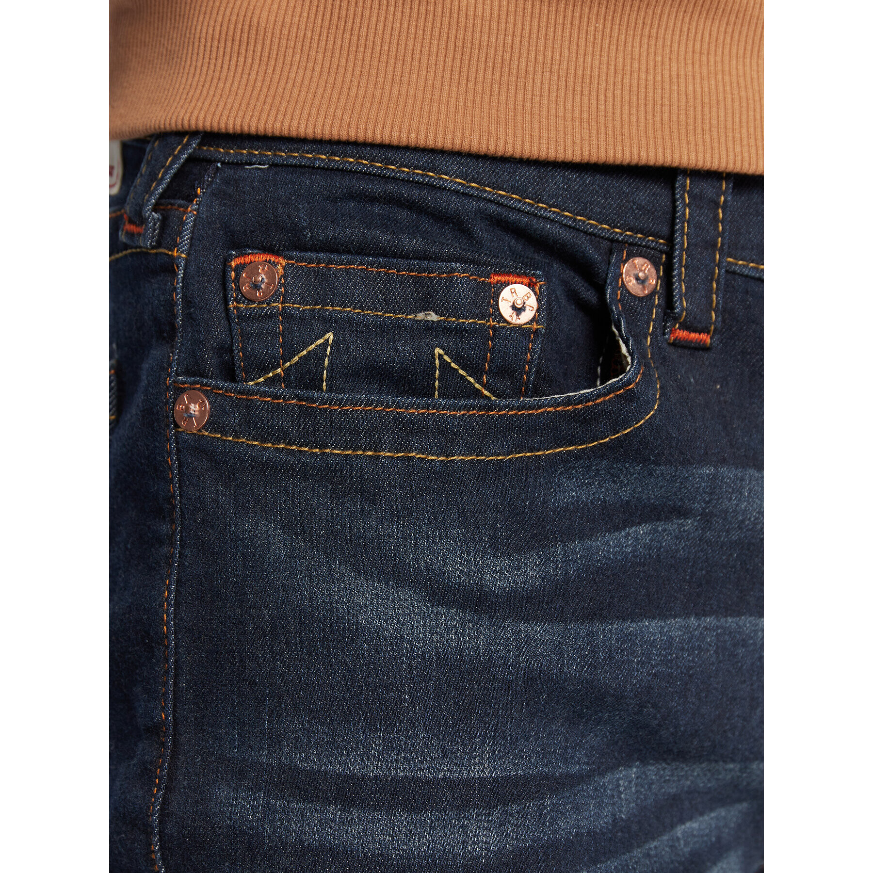 True Religion Jeansy Rocco 105457 Tmavomodrá Skinny Fit - Pepit.cz