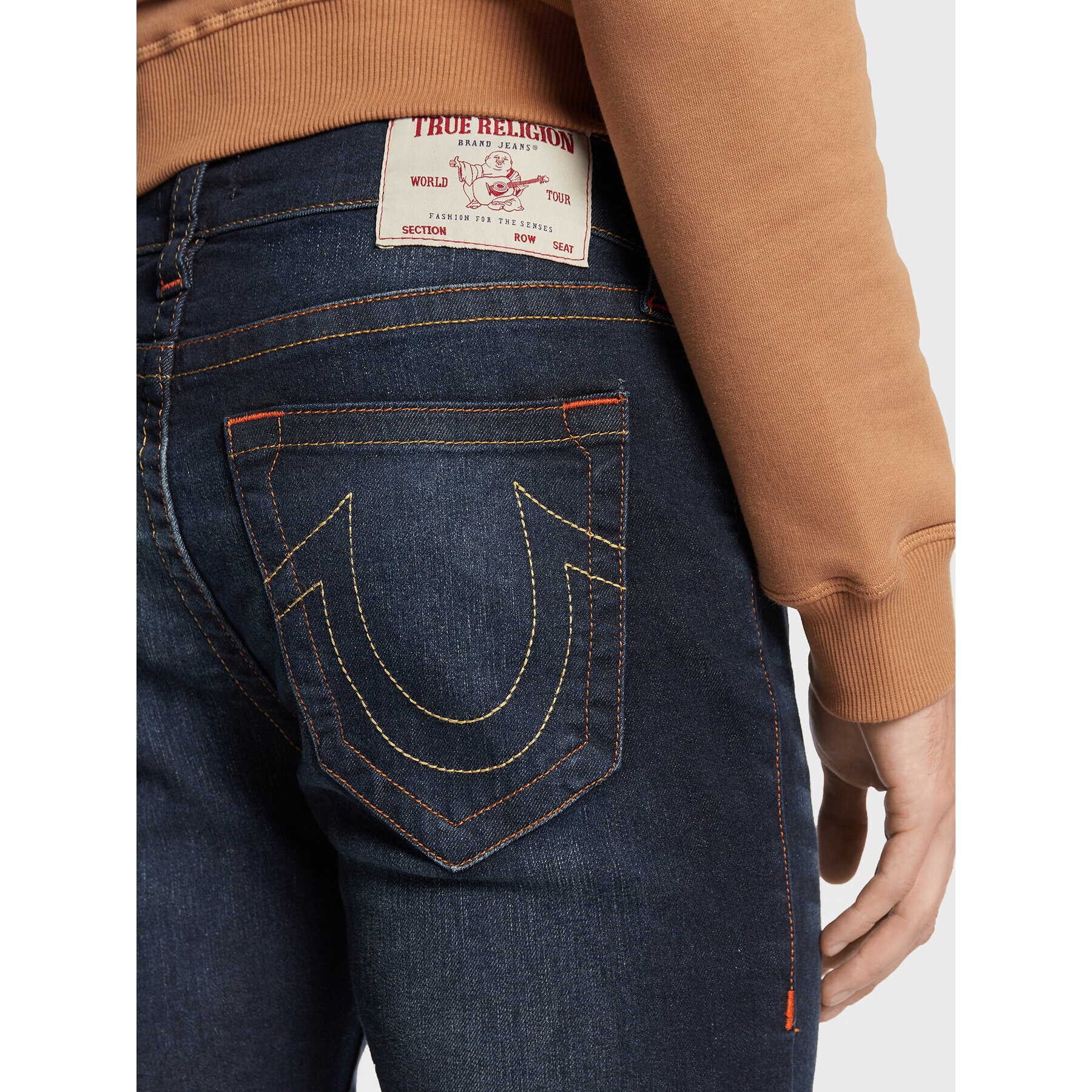 True Religion Jeansy Rocco 105457 Tmavomodrá Skinny Fit - Pepit.cz