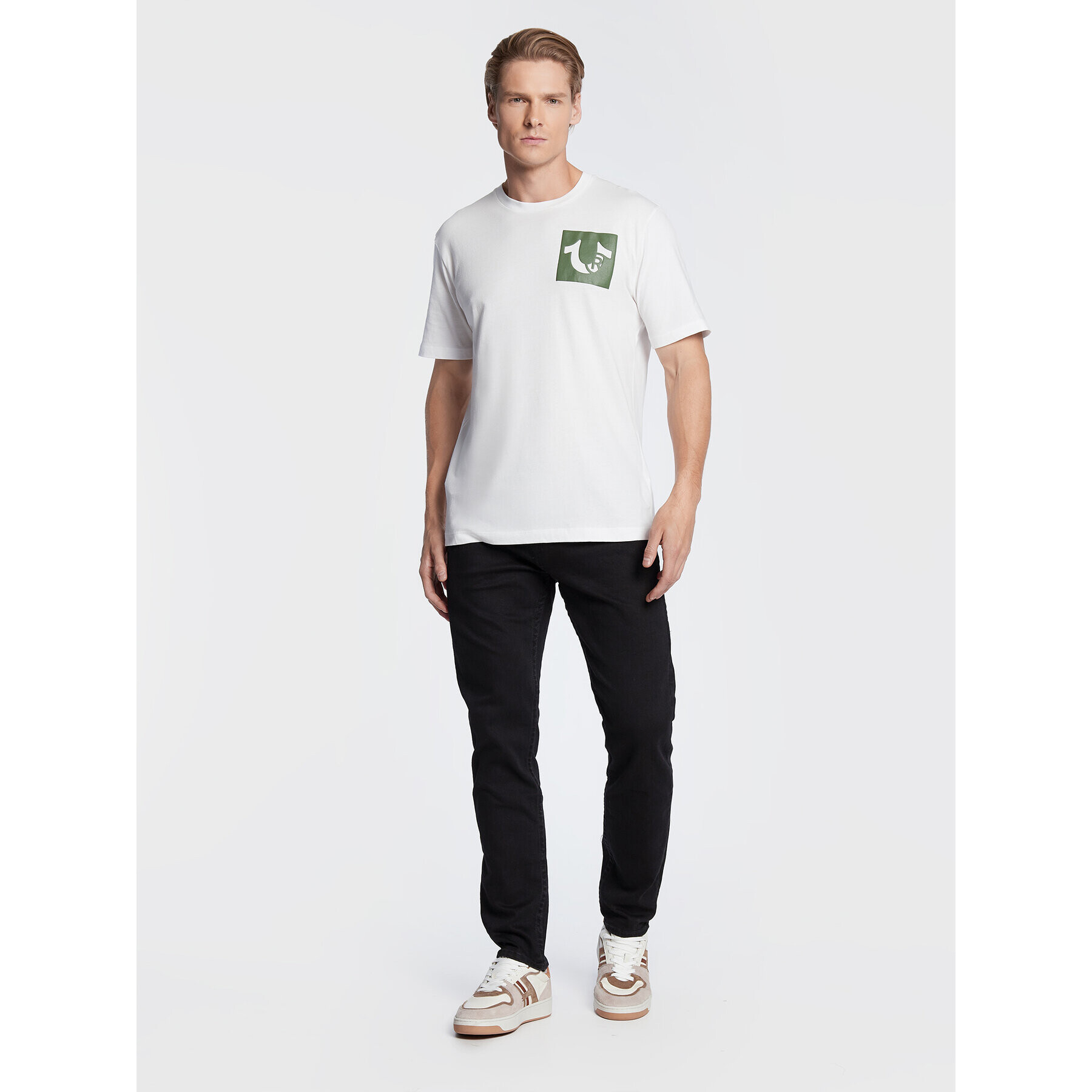 True Religion T-Shirt 106298 Bílá Regular Fit - Pepit.cz