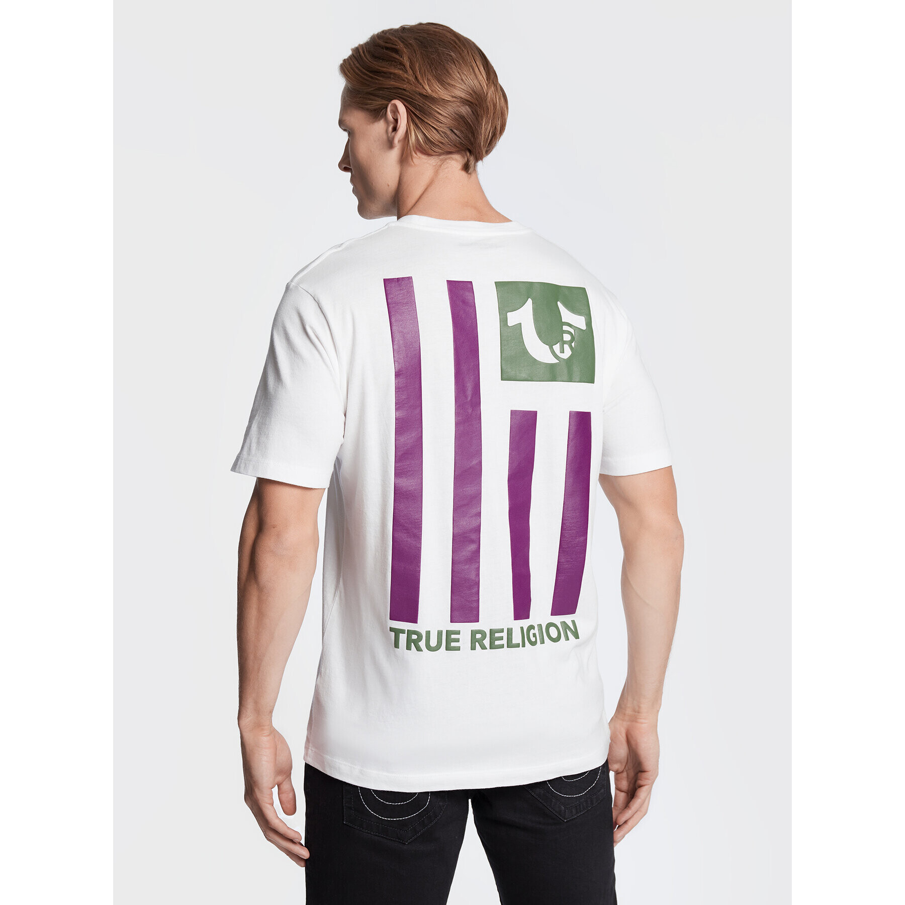 True Religion T-Shirt 106298 Bílá Regular Fit - Pepit.cz