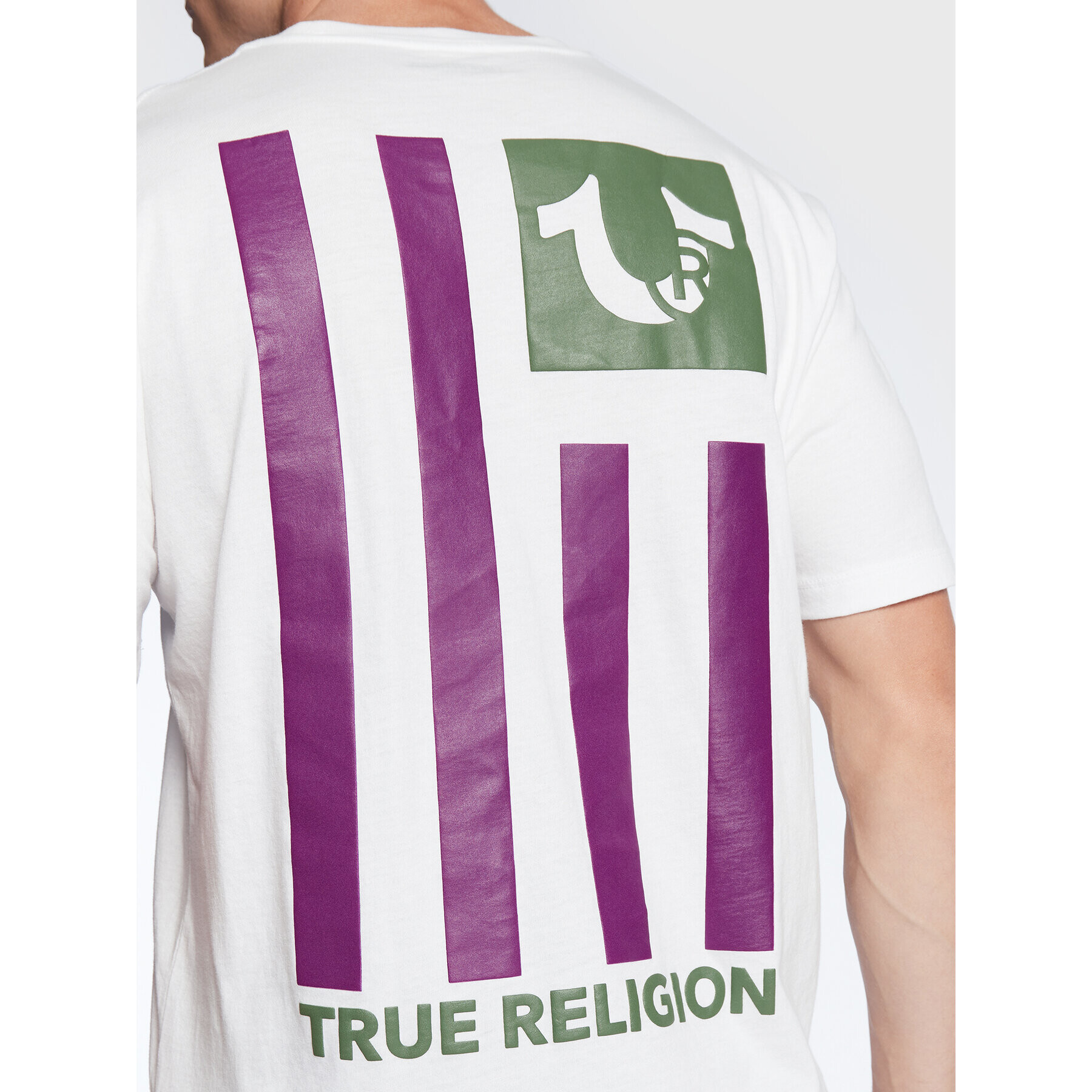 True Religion T-Shirt 106298 Bílá Regular Fit - Pepit.cz