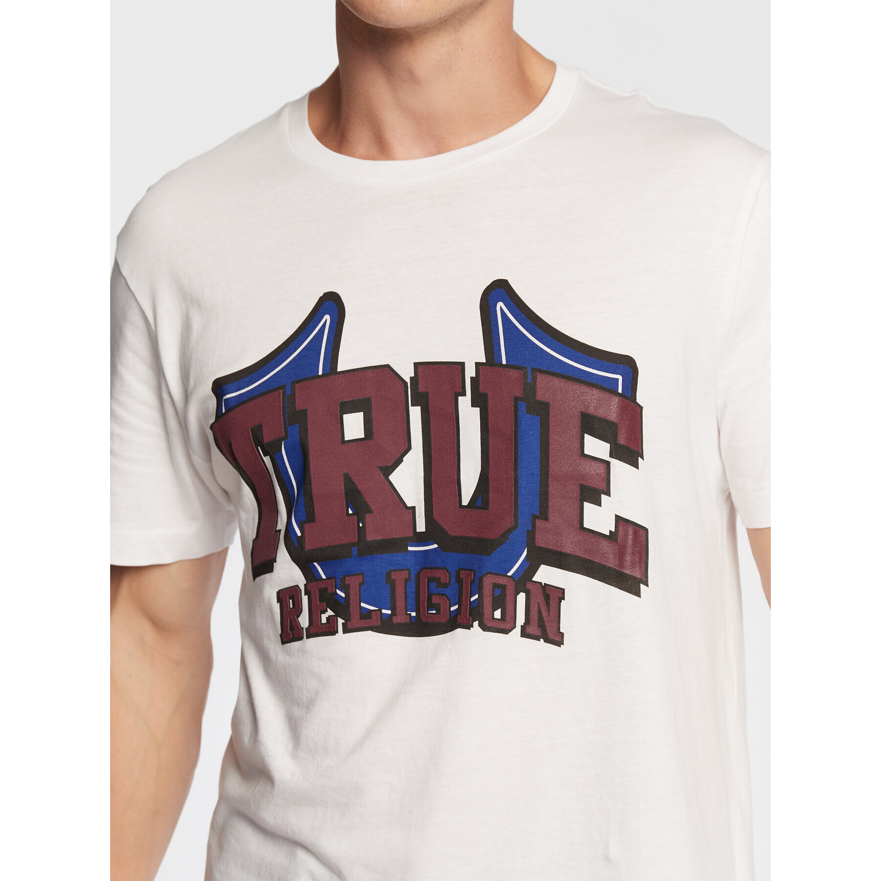 True Religion T-Shirt 106316 Bílá Regular Fit - Pepit.cz