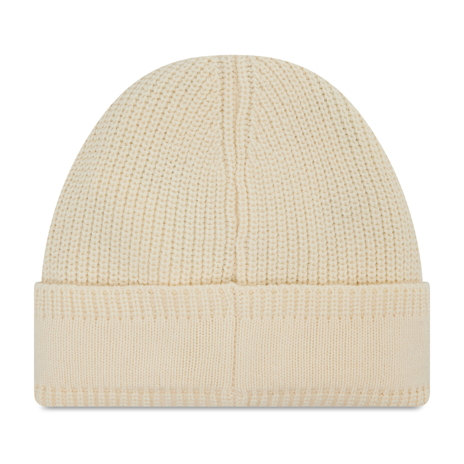 Trussardi Čepice Beanie Metal Logo 59Z00220 Béžová - Pepit.cz