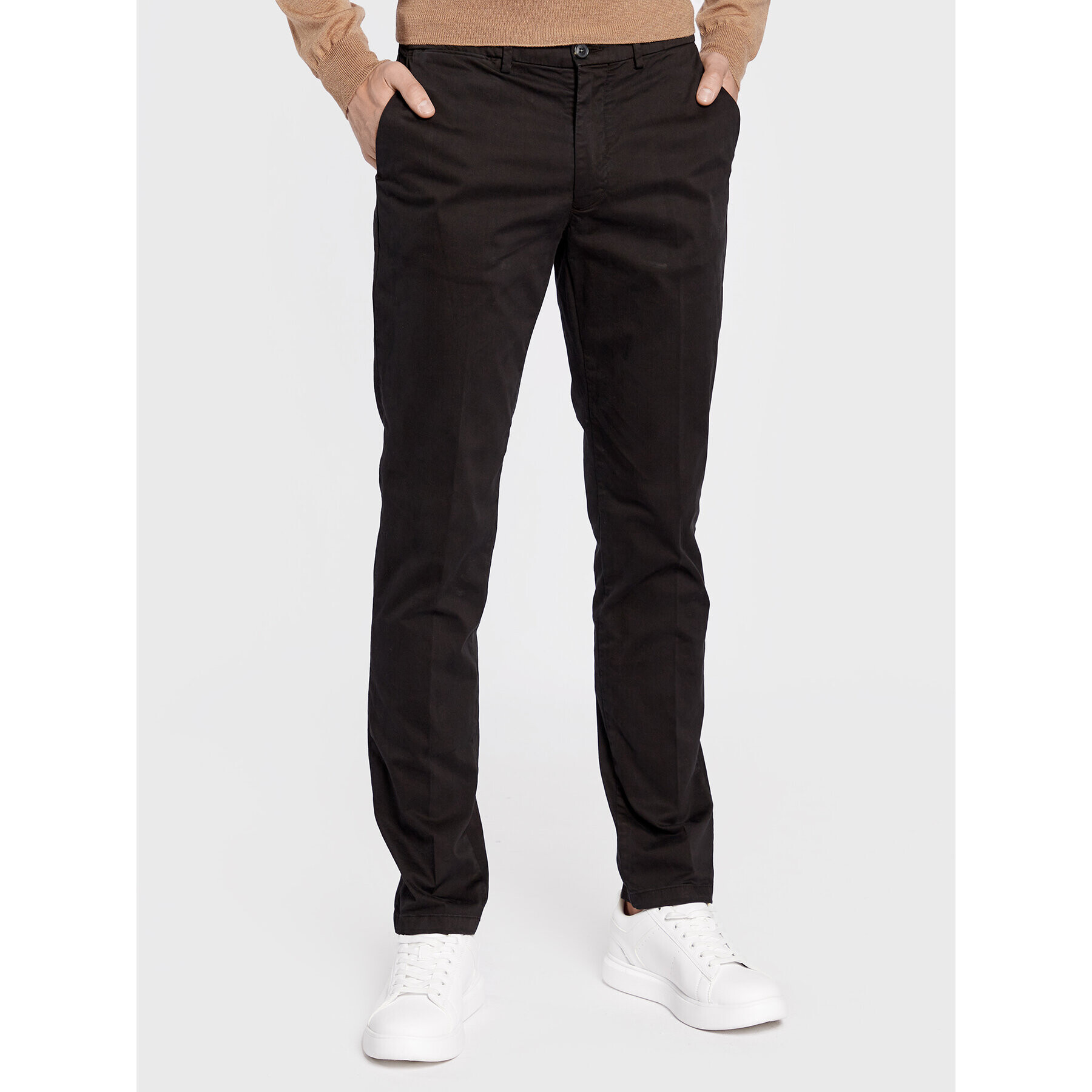 Trussardi Chino kalhoty 52P00000 Černá Aviator Fit - Pepit.cz