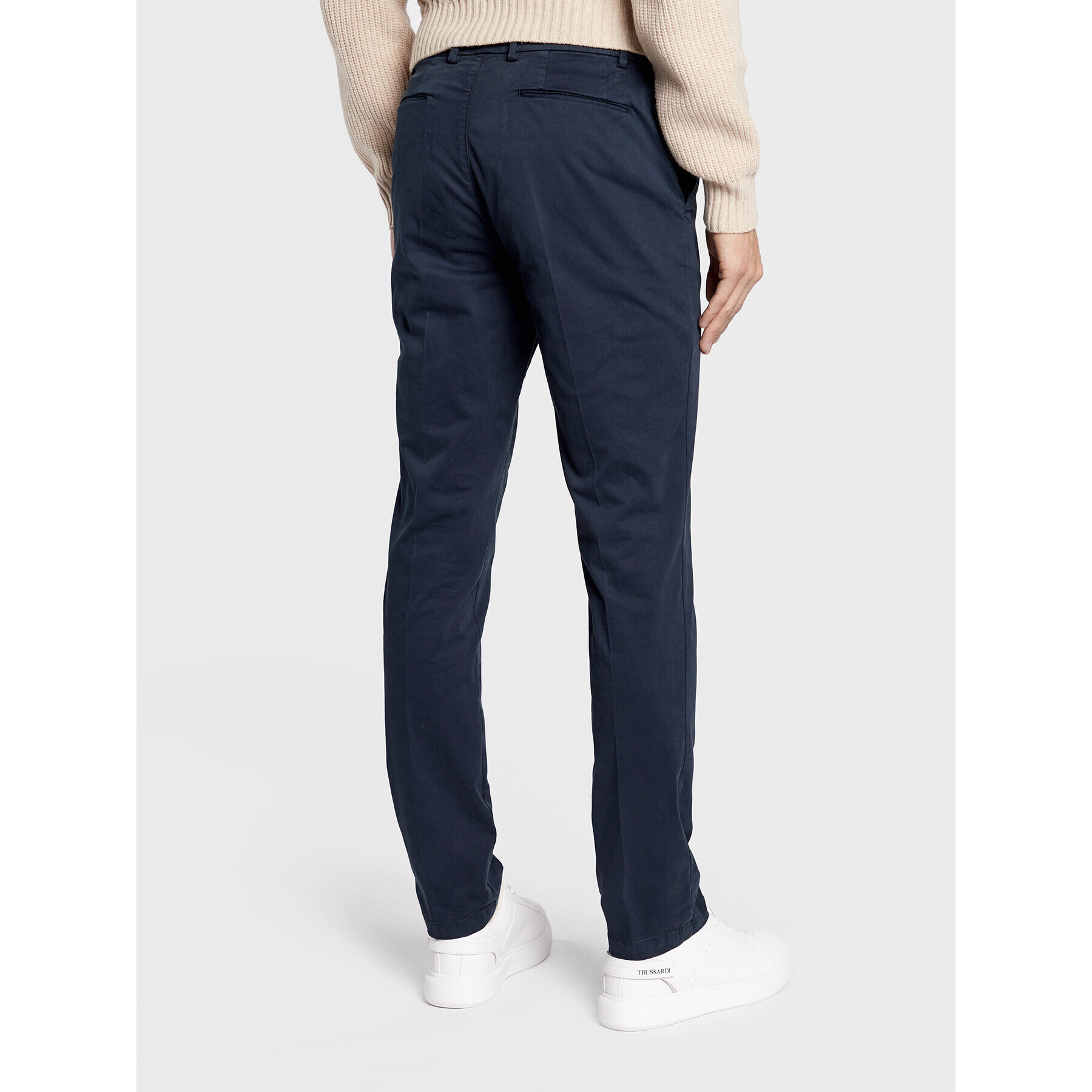 Trussardi Chino kalhoty 52P00000 Tmavomodrá Aviator Fit - Pepit.cz