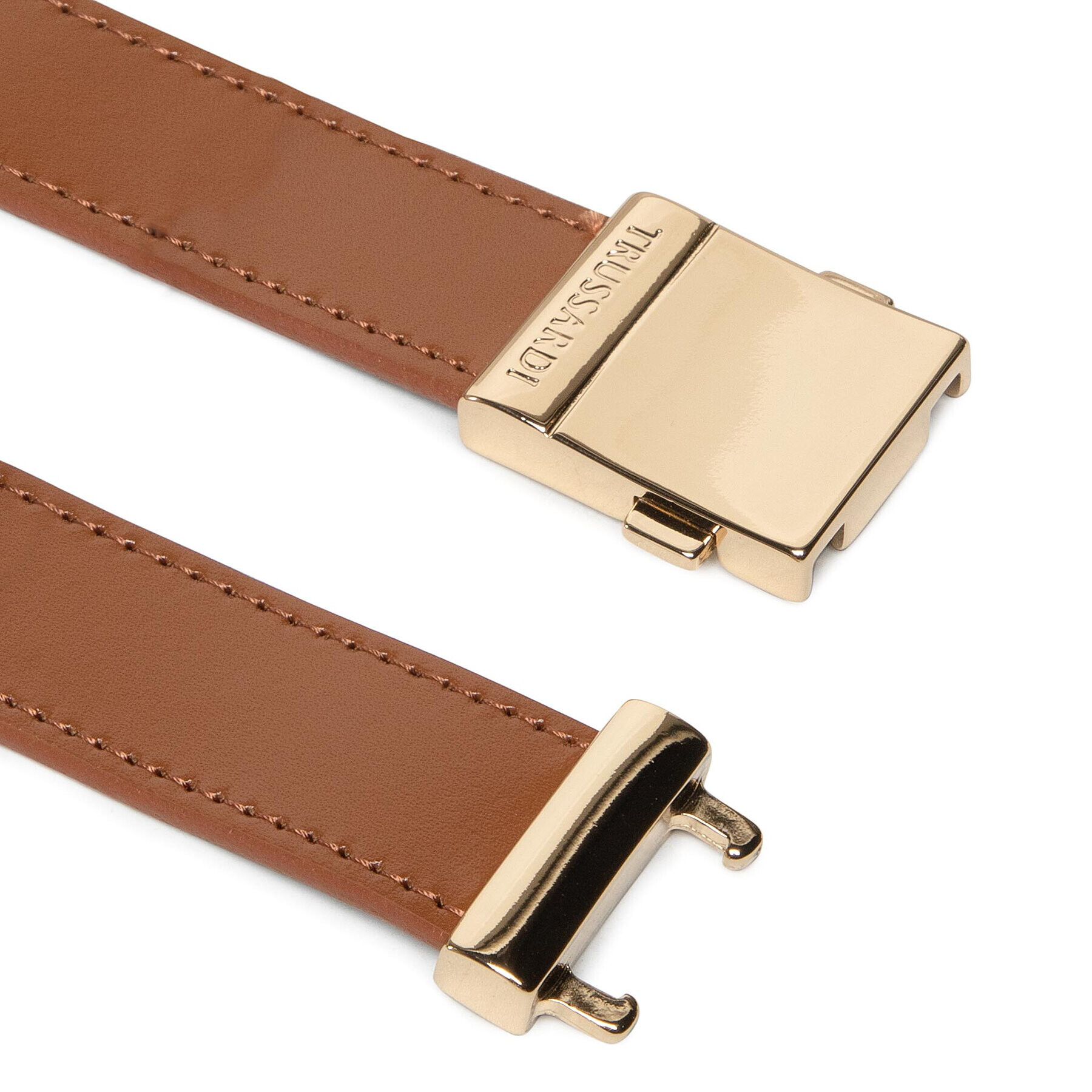 Trussardi Dámský pásek Belt H25 Cm Metal 75L00166 Hnědá - Pepit.cz