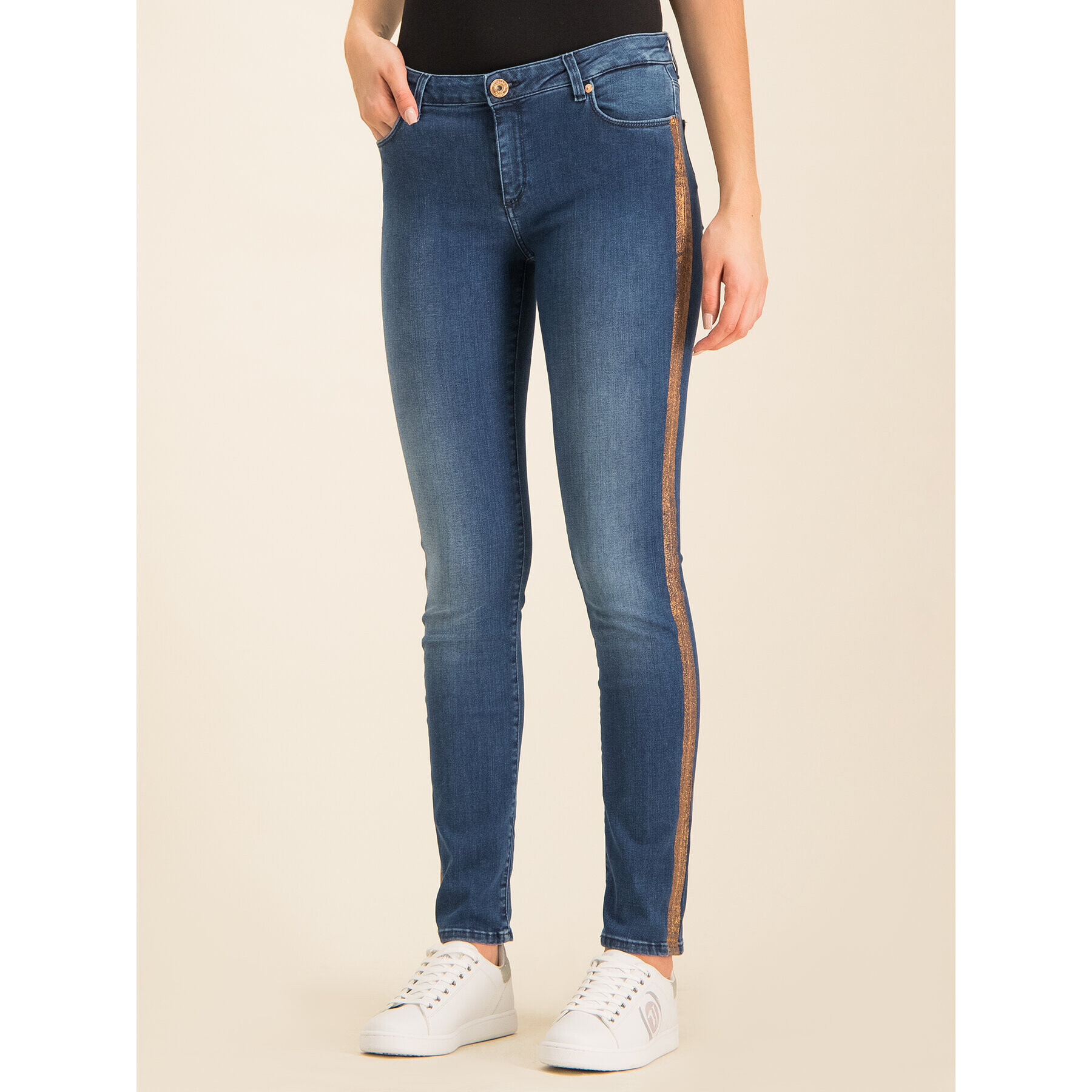 Trussardi Jeansy 260 56J00001 Tmavomodrá Regular Fit - Pepit.cz