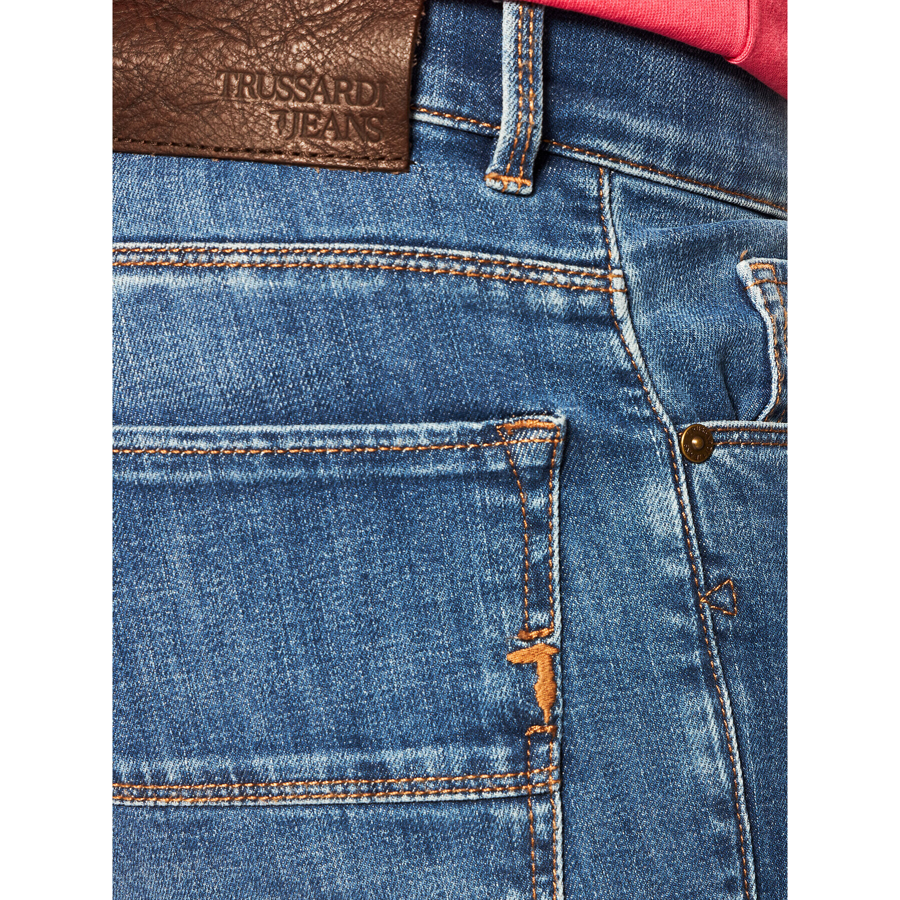 Trussardi Jeansy 370 52J00000 Tmavomodrá Regular Fit - Pepit.cz