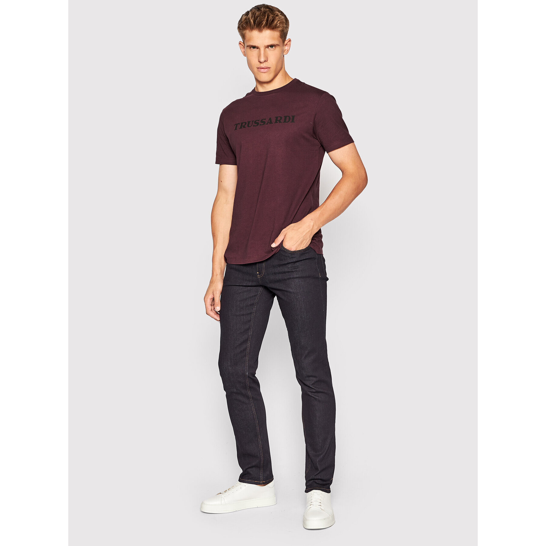 Trussardi Jeansy 370 Close 52J00000 Tmavomodrá Slim Fit - Pepit.cz