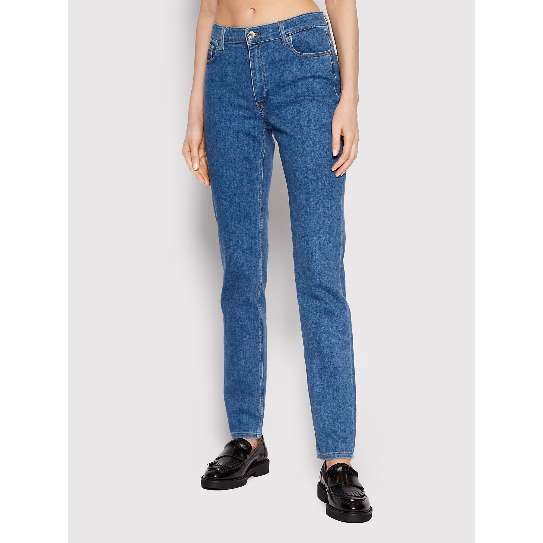 Trussardi Jeansy Kate Royal 56J00005 Modrá Skinny Fit - Pepit.cz