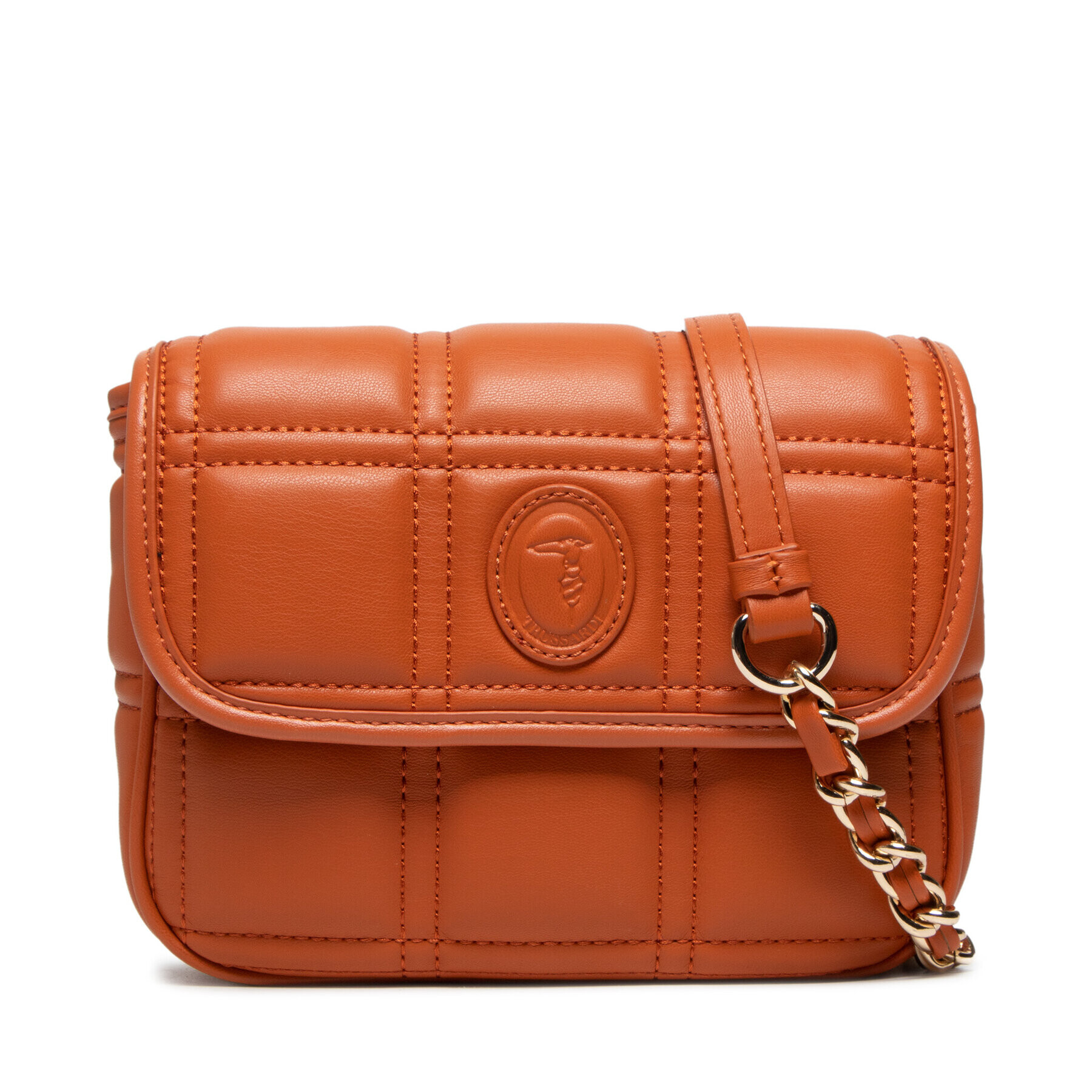 Trussardi Kabelka Alyssa Shoulder 75B01241 Hnědá - Pepit.cz