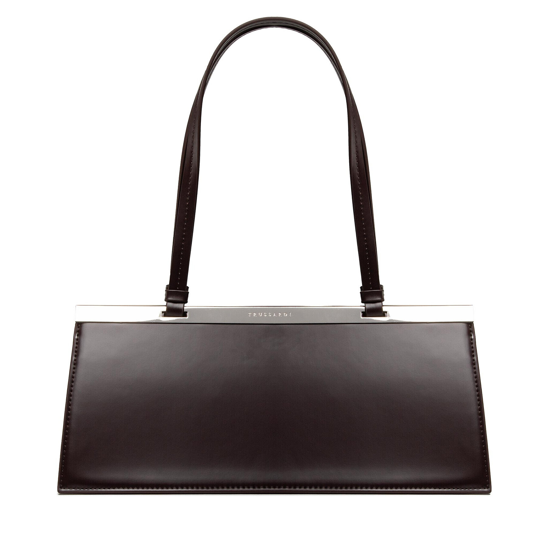 Trussardi Kabelka Galena Shopping Ew Brushed 75B01381 Hnědá - Pepit.cz